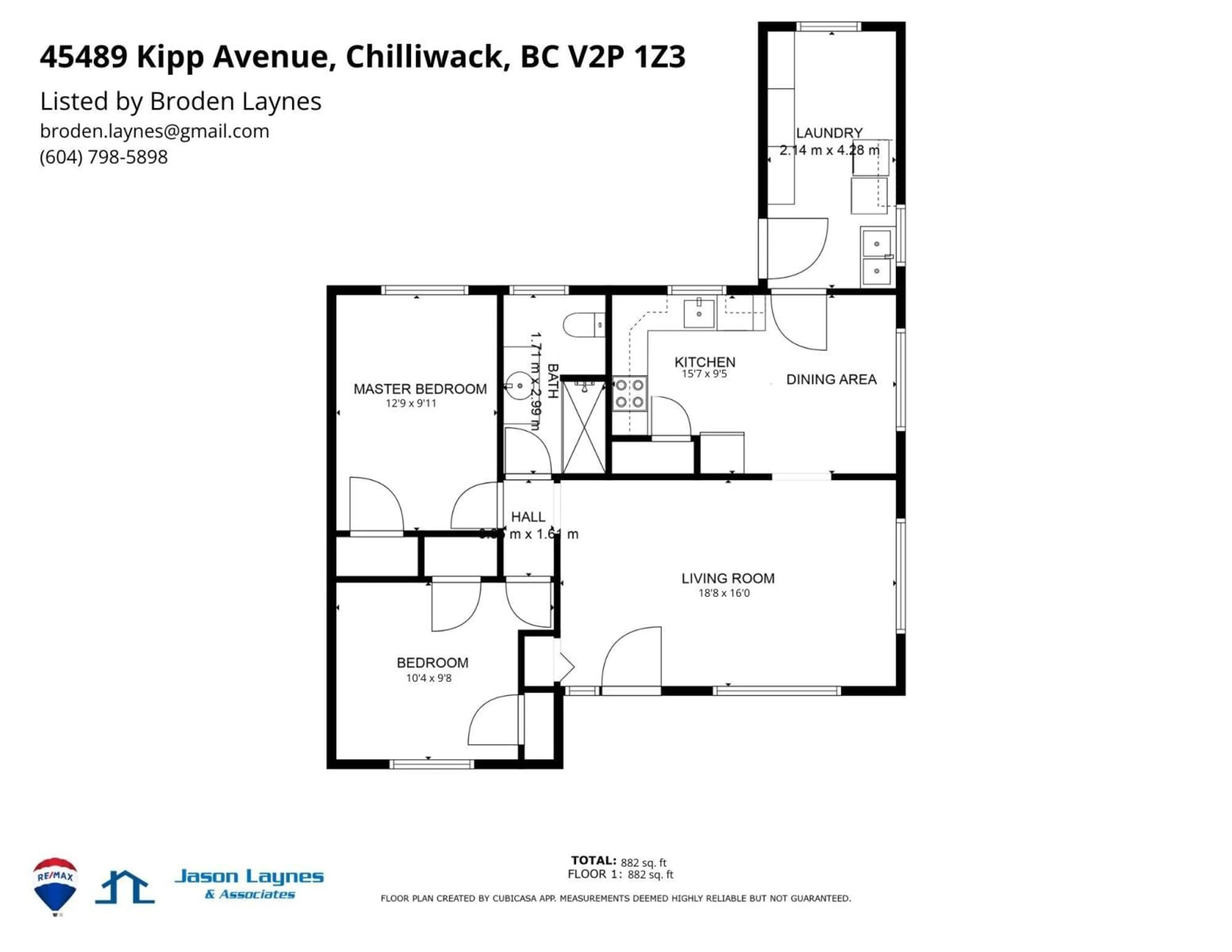 Floor plan for 45489 KIPP AVENUE, Chilliwack British Columbia V2P1Z3