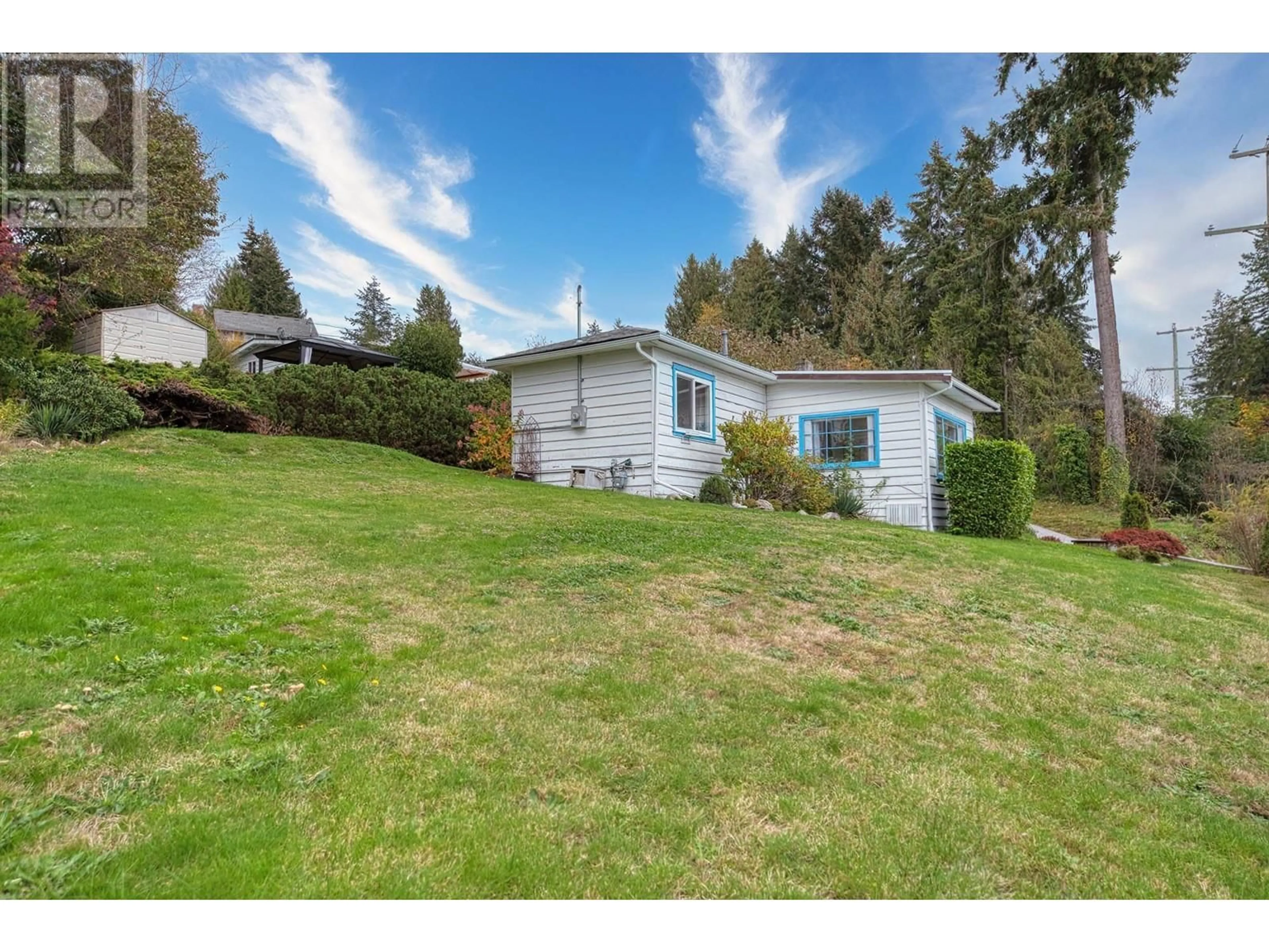 Frontside or backside of a home, the fenced backyard for 5218 SUNSHINE COAST HIGHWAY, Sechelt British Columbia V7Z0C1