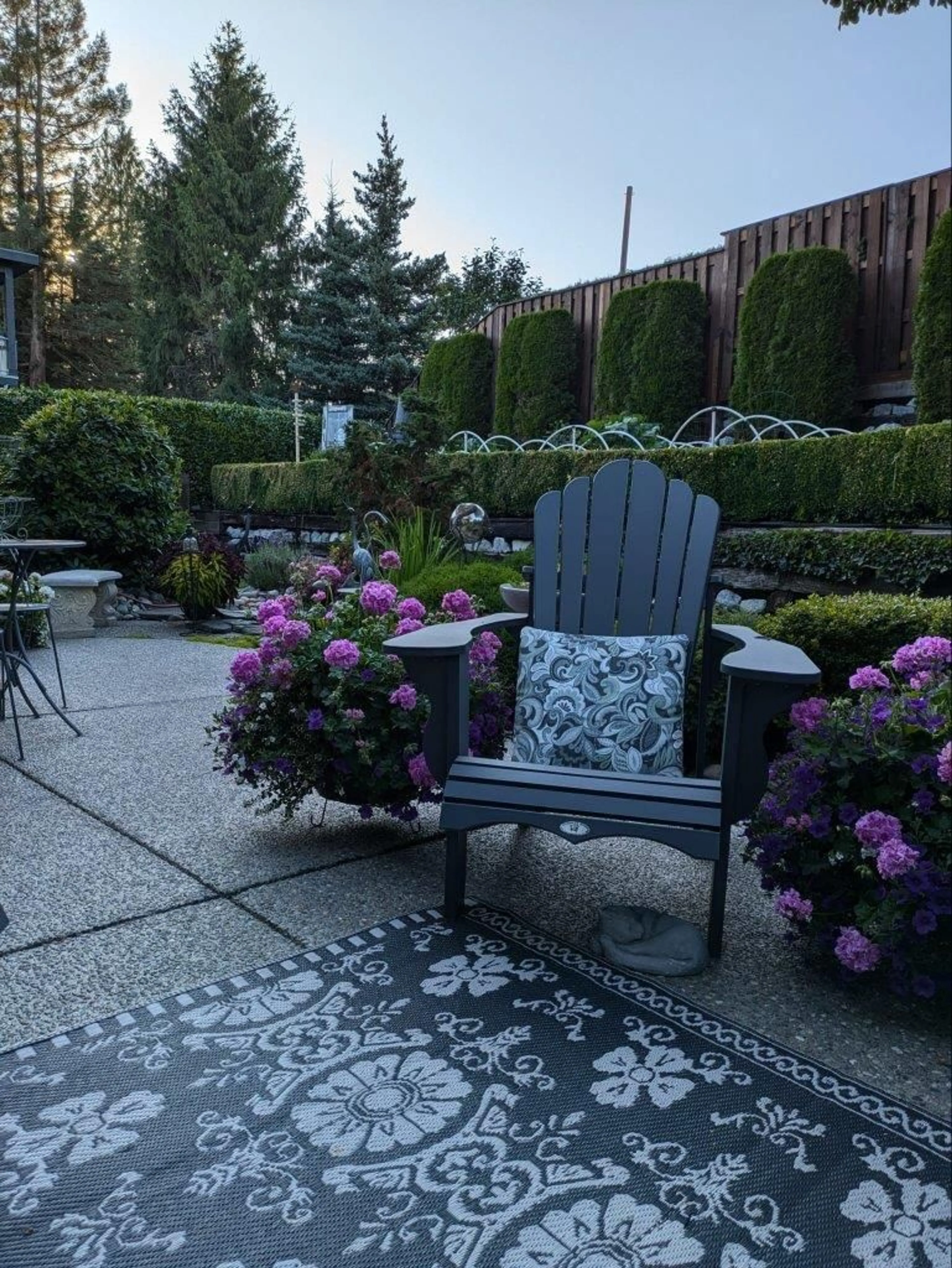 Patio, the fenced backyard for 34271 FRASER STREET, Abbotsford British Columbia V2S1X8