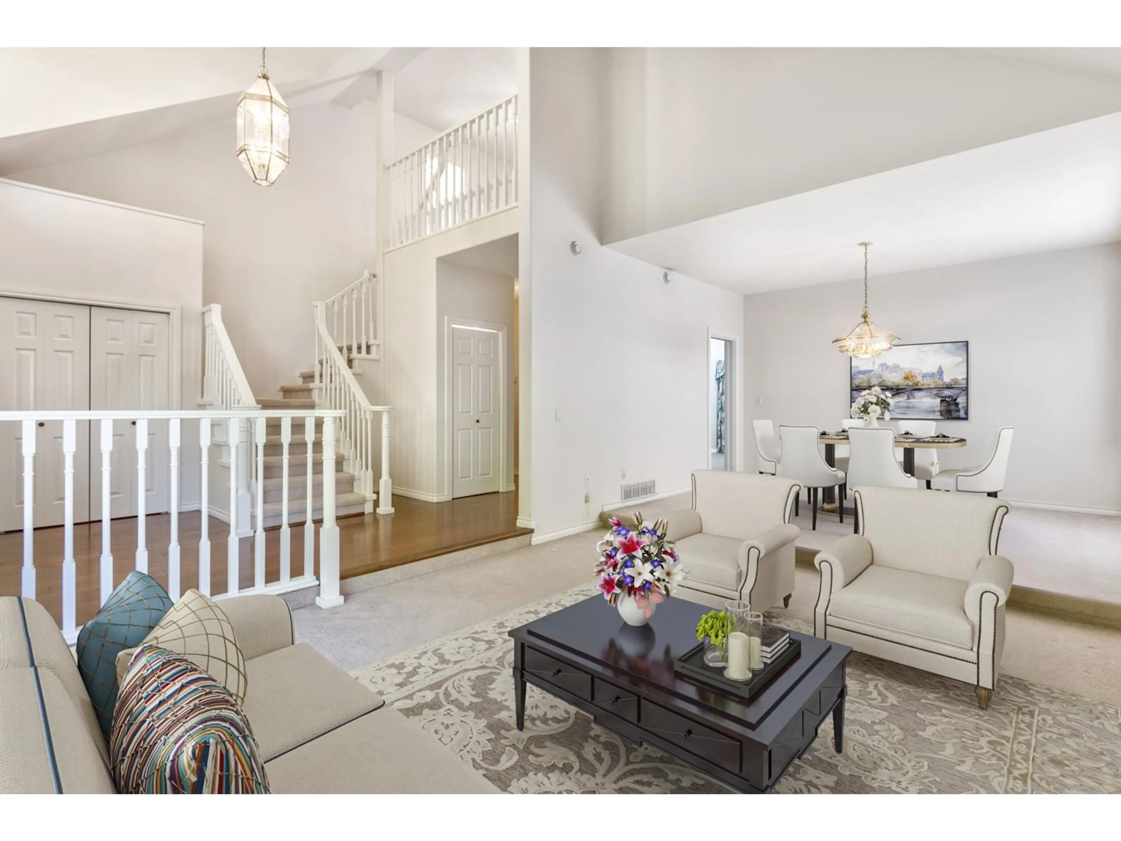 Living room, wood floors for 20824 44 AVENUE, Langley British Columbia V3A5A8