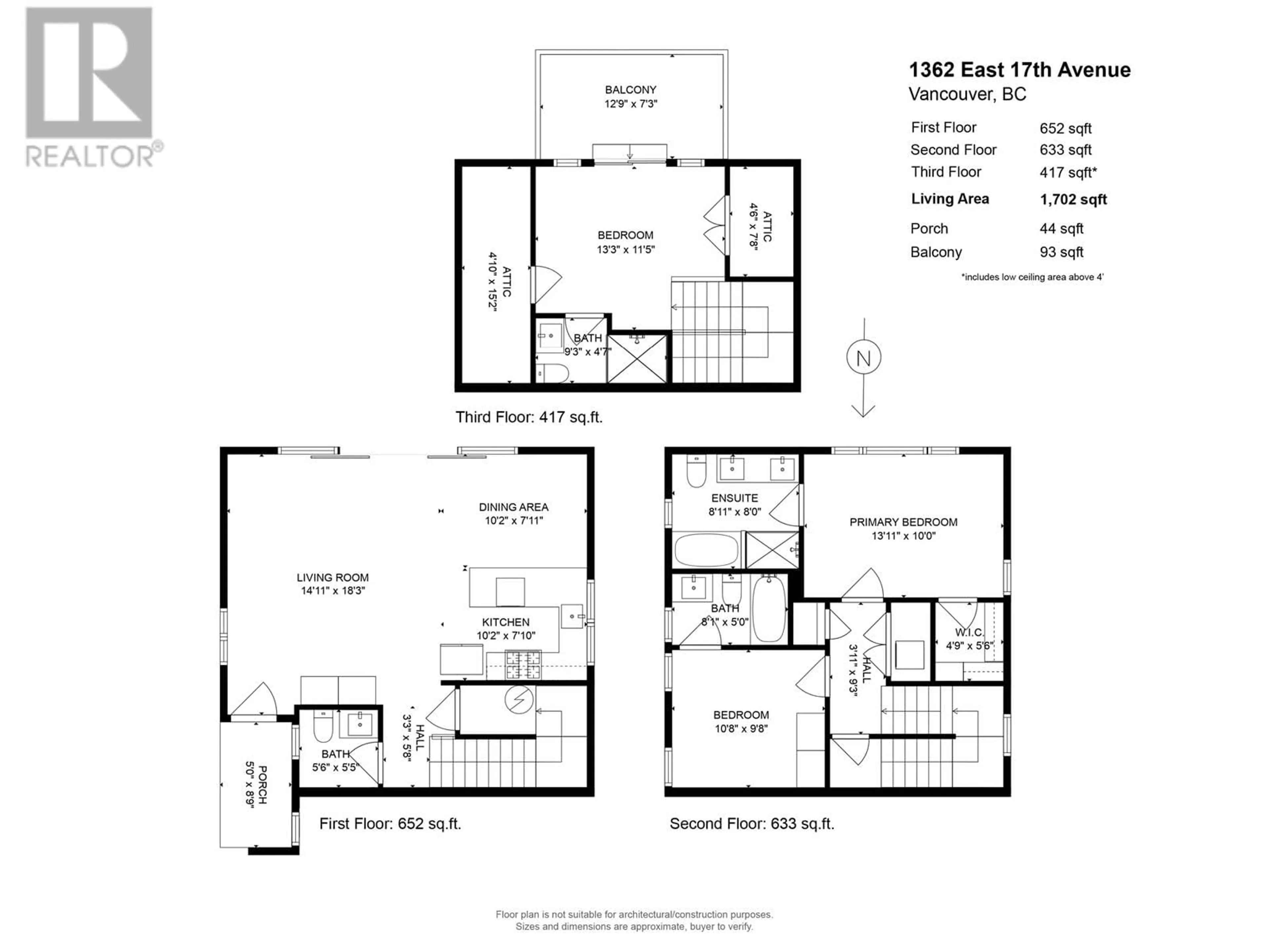 Floor plan for 1362 E 17TH AVENUE, Vancouver British Columbia V5V1C8