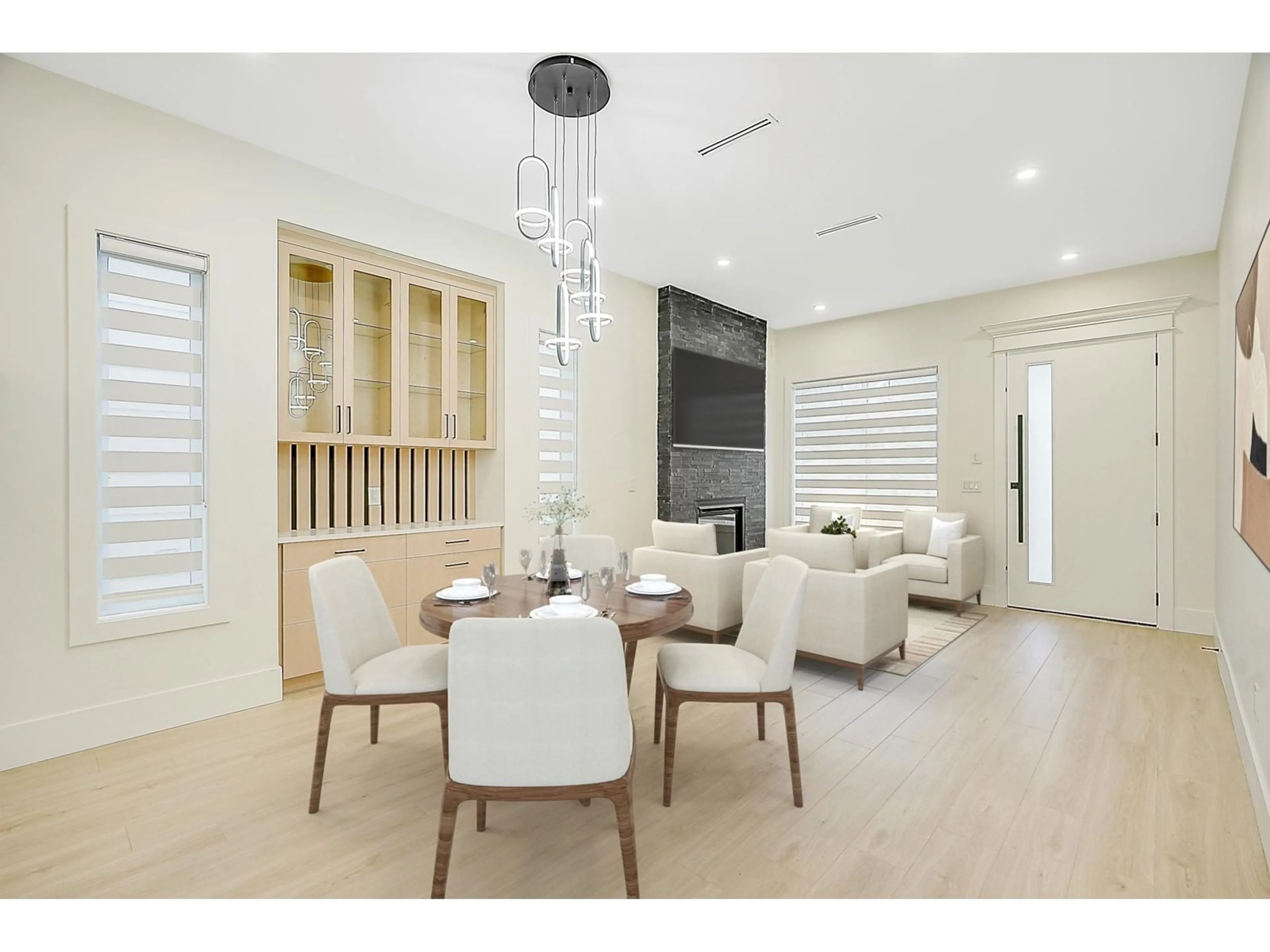 Dining room, wood floors for 6830 198A STREET, Langley British Columbia V2Y2W5