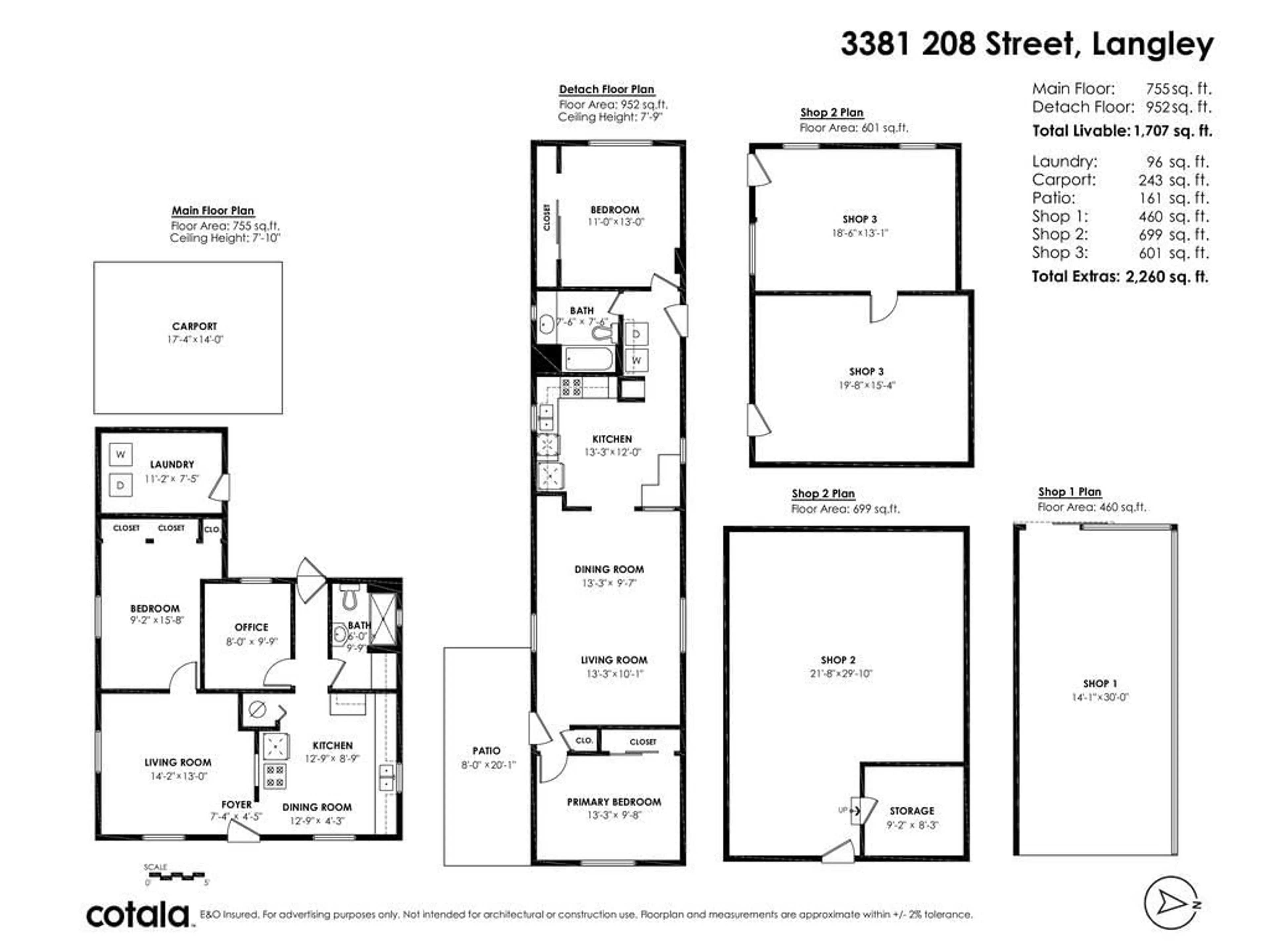 Floor plan for 3381 208 STREET, Langley British Columbia V2Z2C5