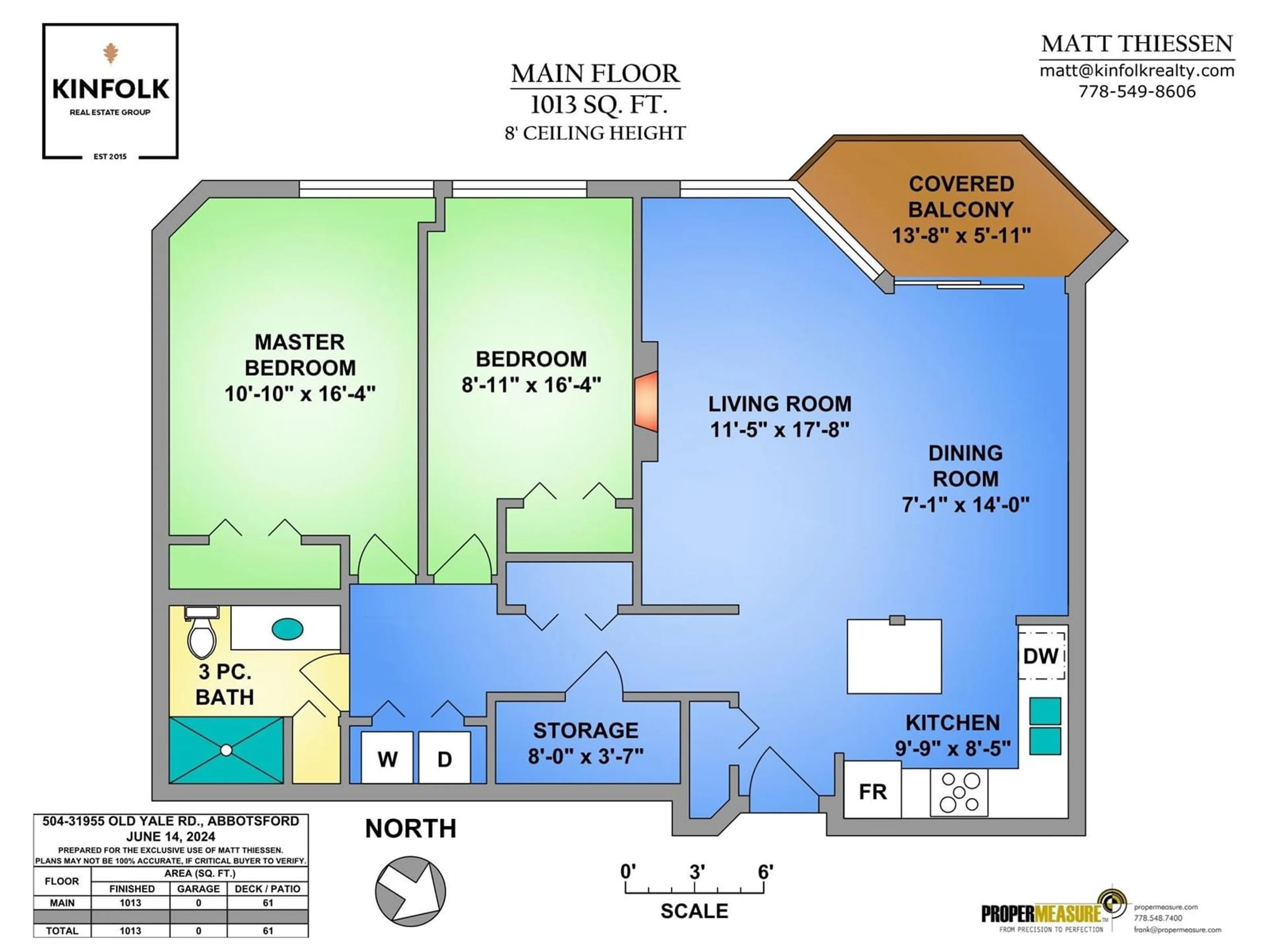 Floor plan for 504 31955 OLD YALE ROAD, Abbotsford British Columbia V2T4N1