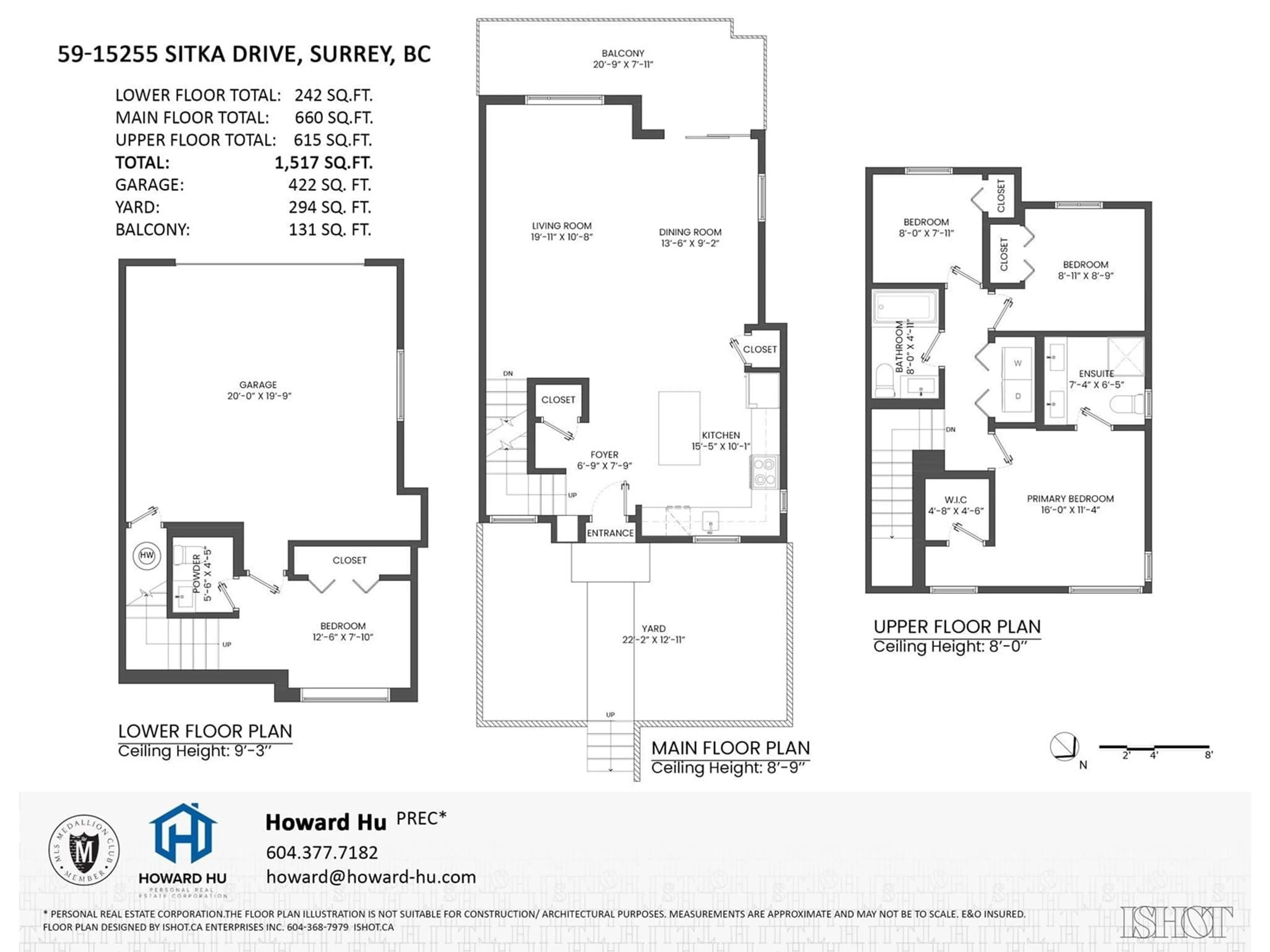 Floor plan for 59 15255 SITKA DRIVE, Surrey British Columbia V3S0B1