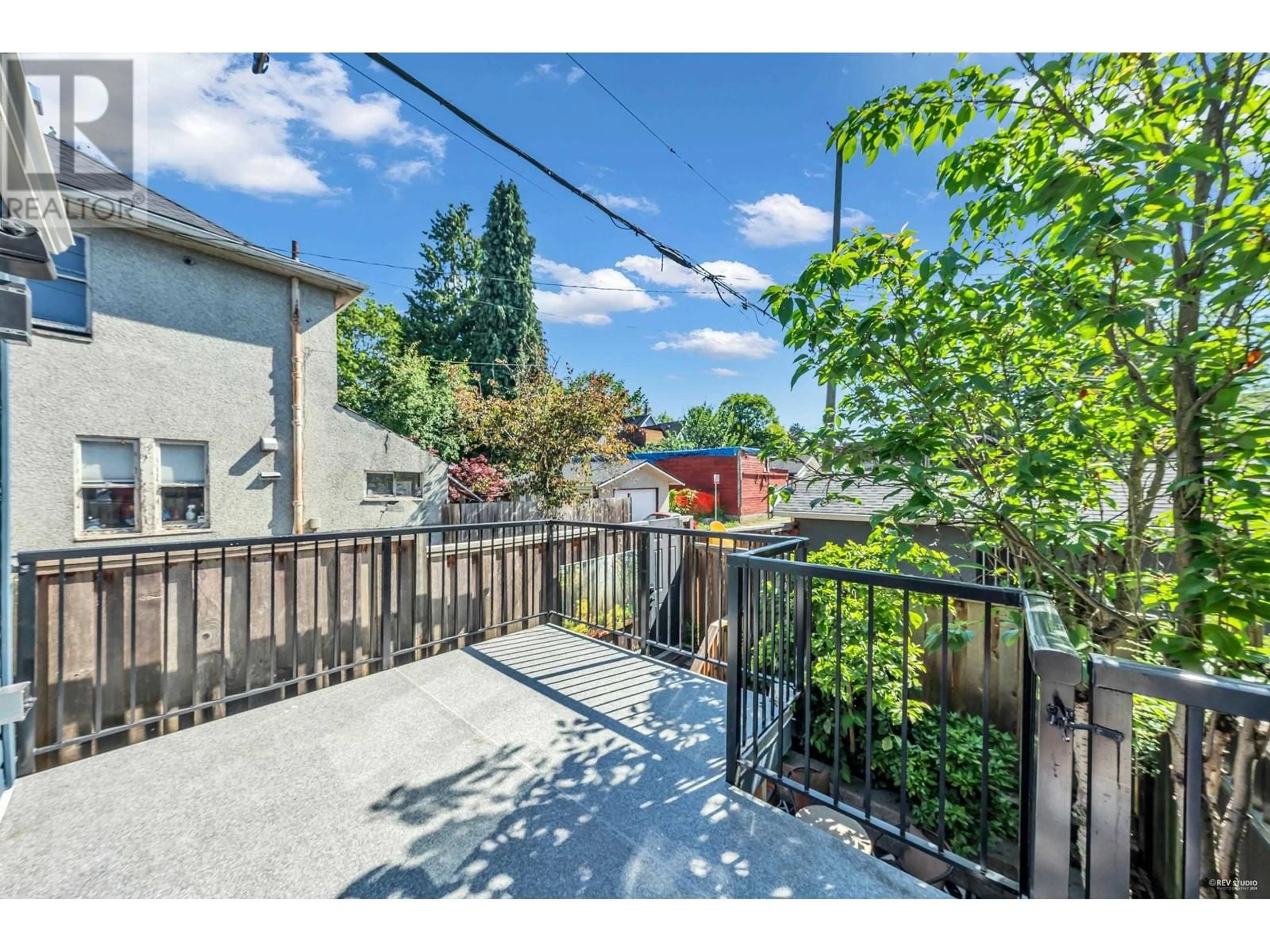 Patio, the fenced backyard for 730 HAWKS AVENUE, Vancouver British Columbia V6A3J3