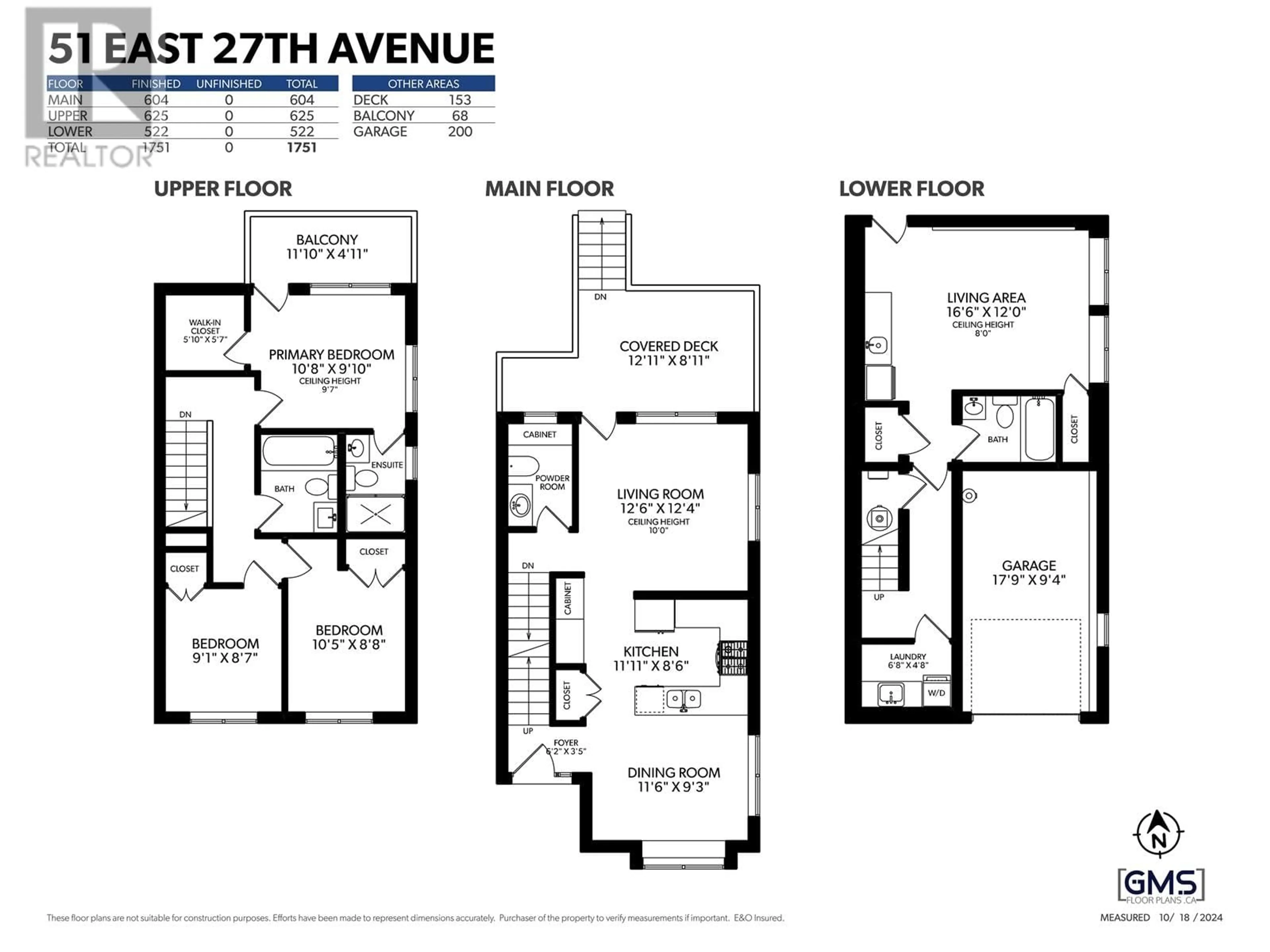 Floor plan for 51 E 27TH AVENUE, Vancouver British Columbia V5V2K2