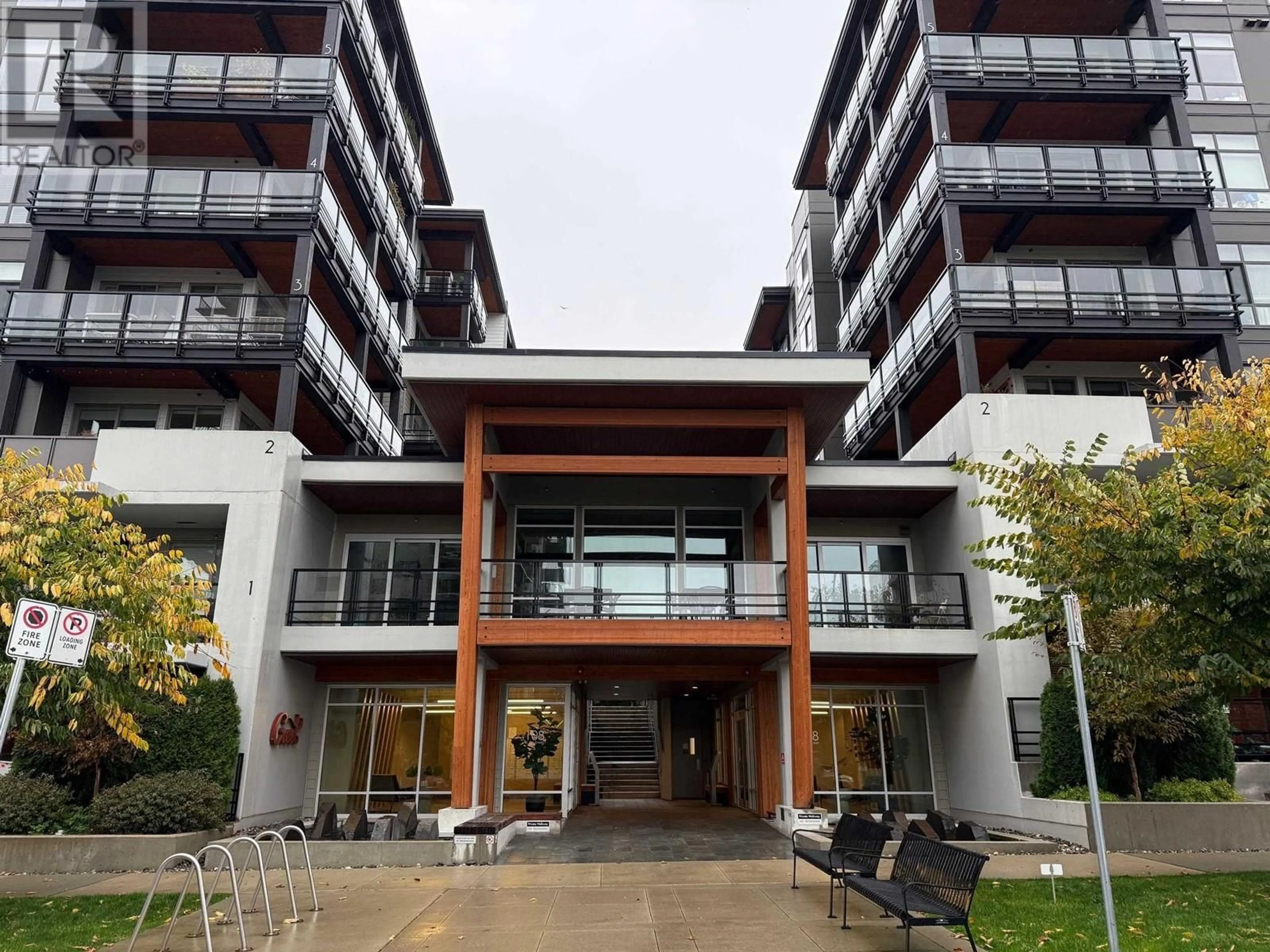 A pic from exterior of the house or condo, the front or back of building for 202 108 E 8TH STREET, North Vancouver British Columbia V7L0H1