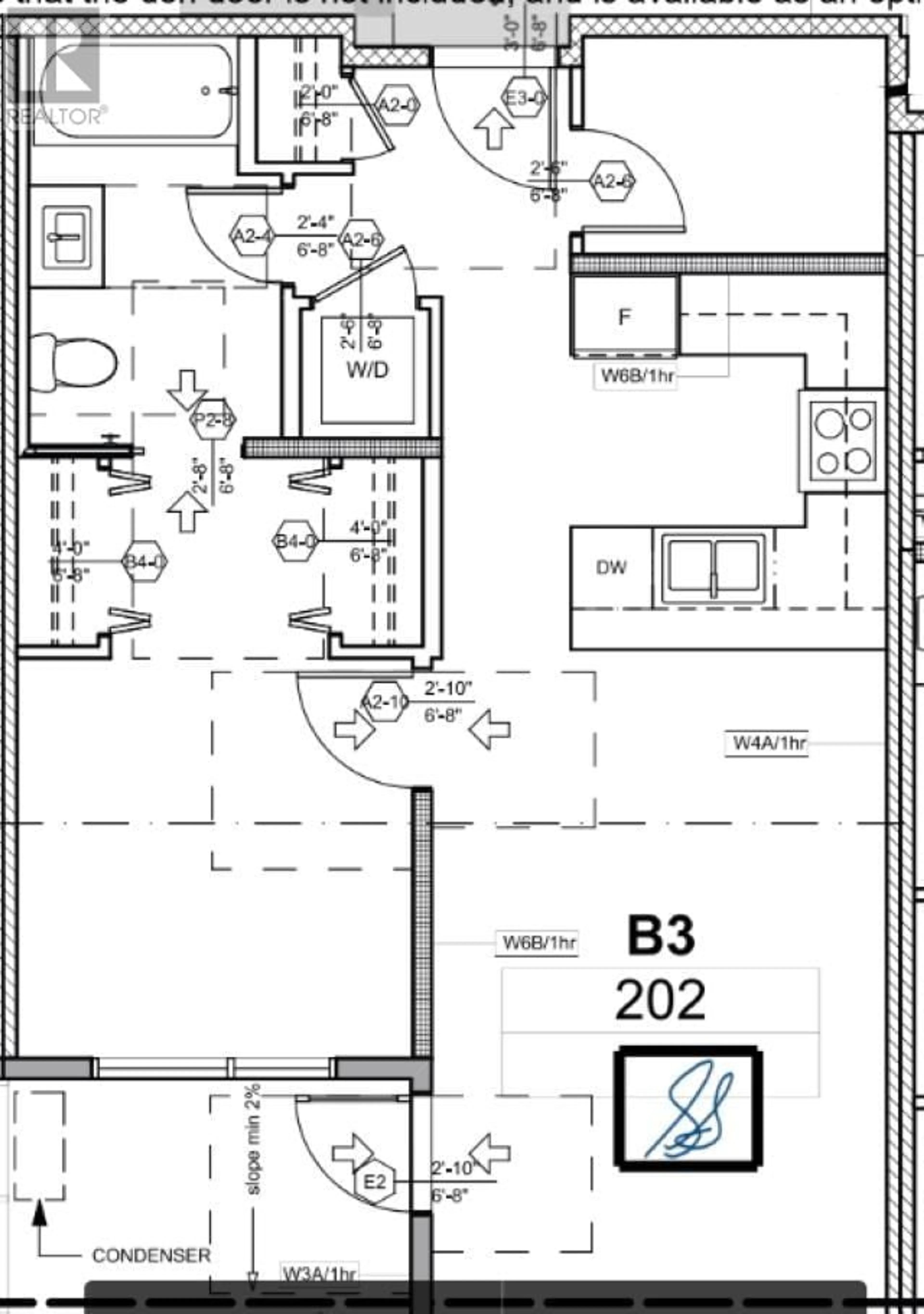 Floor plan for 202 108 E 8TH STREET, North Vancouver British Columbia V7L0H1