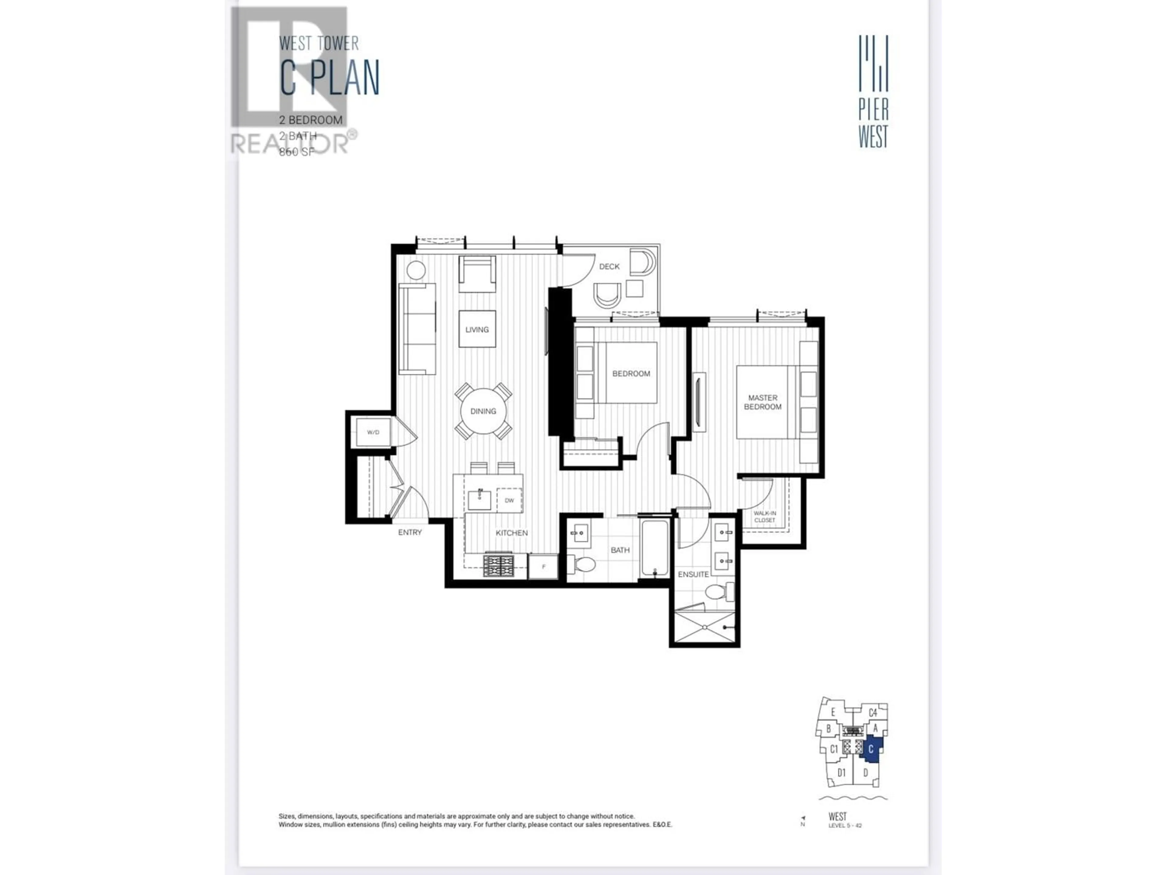 Floor plan for 2006 - 680 QUAYSIDE DRIVE, New Westminster British Columbia V3M0P2