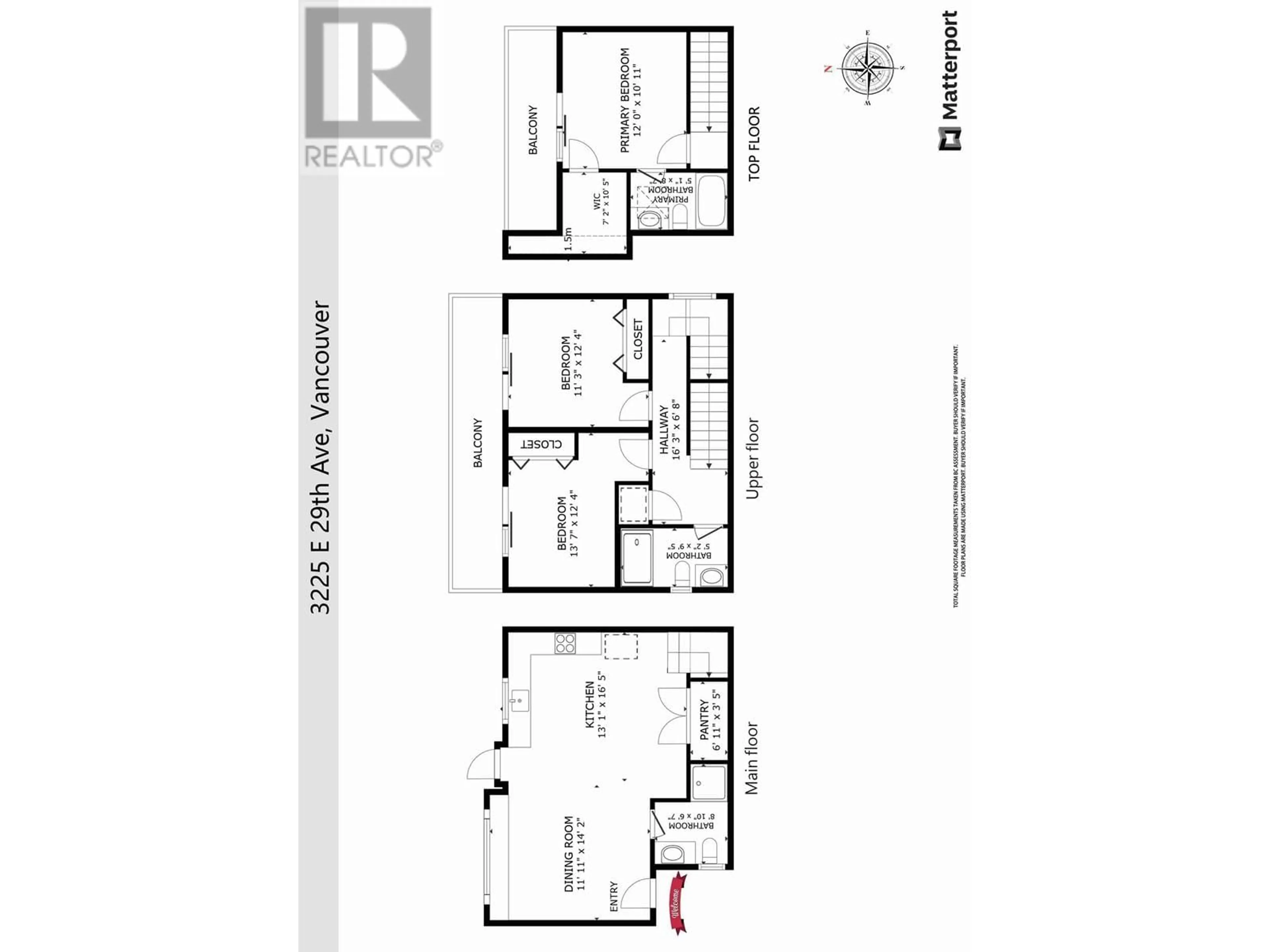 Floor plan for 3225 E 29TH AVENUE, Vancouver British Columbia V5R1W4