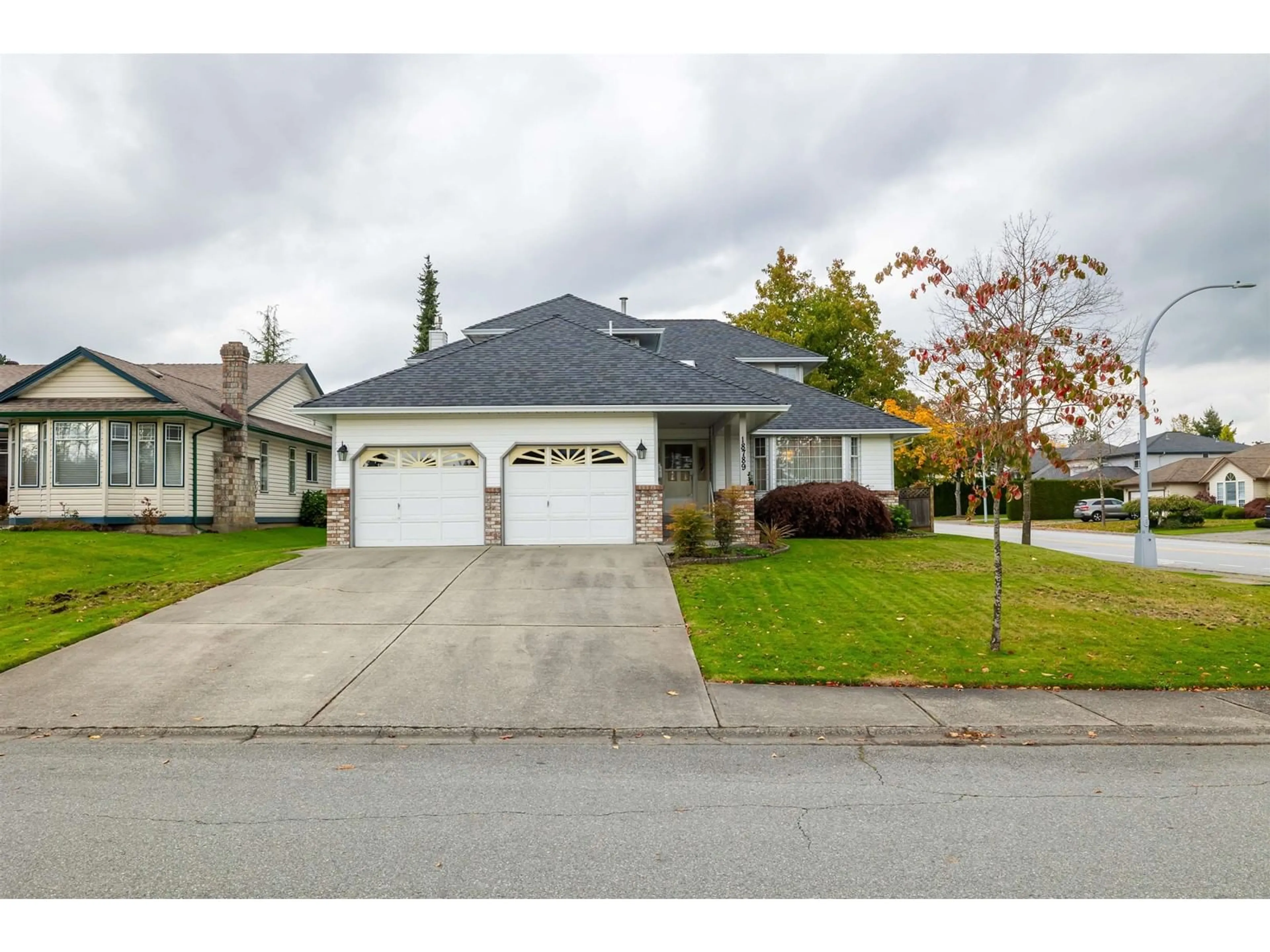 Frontside or backside of a home, the street view for 18789 59 AVENUE, Surrey British Columbia V3S7M1