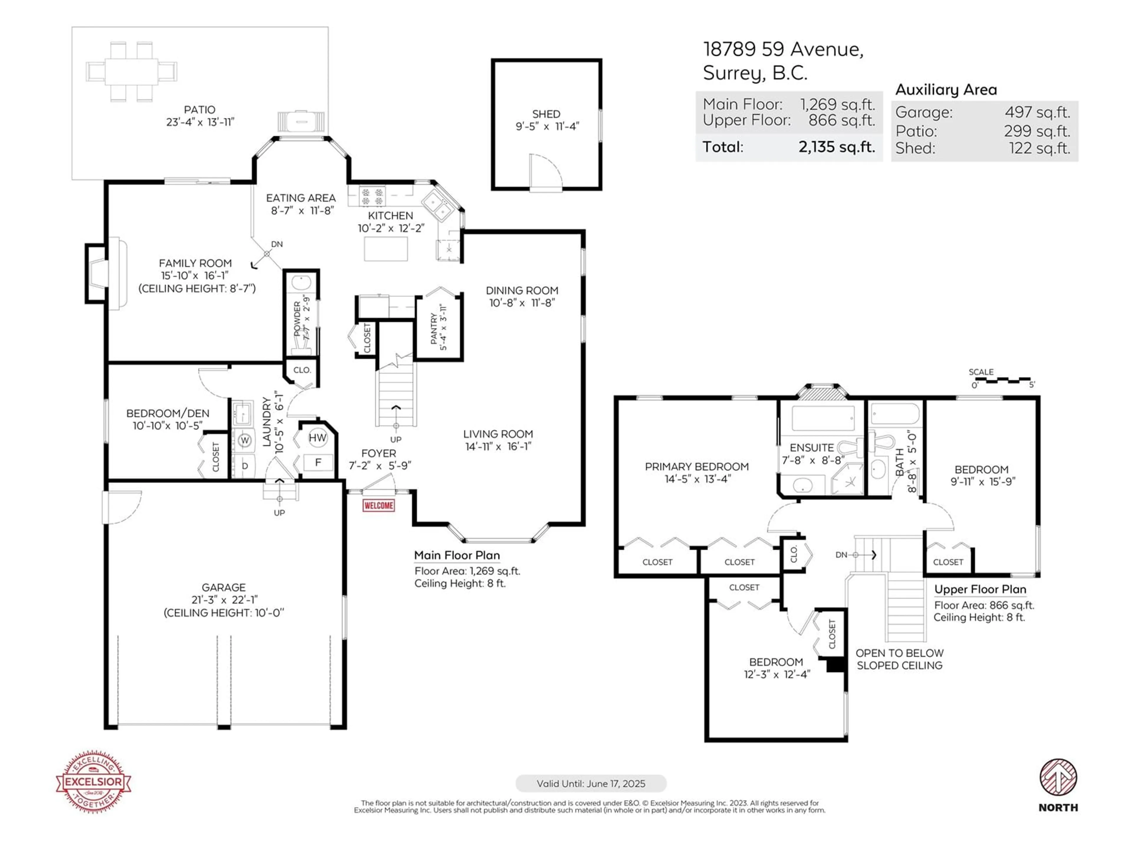 Floor plan for 18789 59 AVENUE, Surrey British Columbia V3S7M1