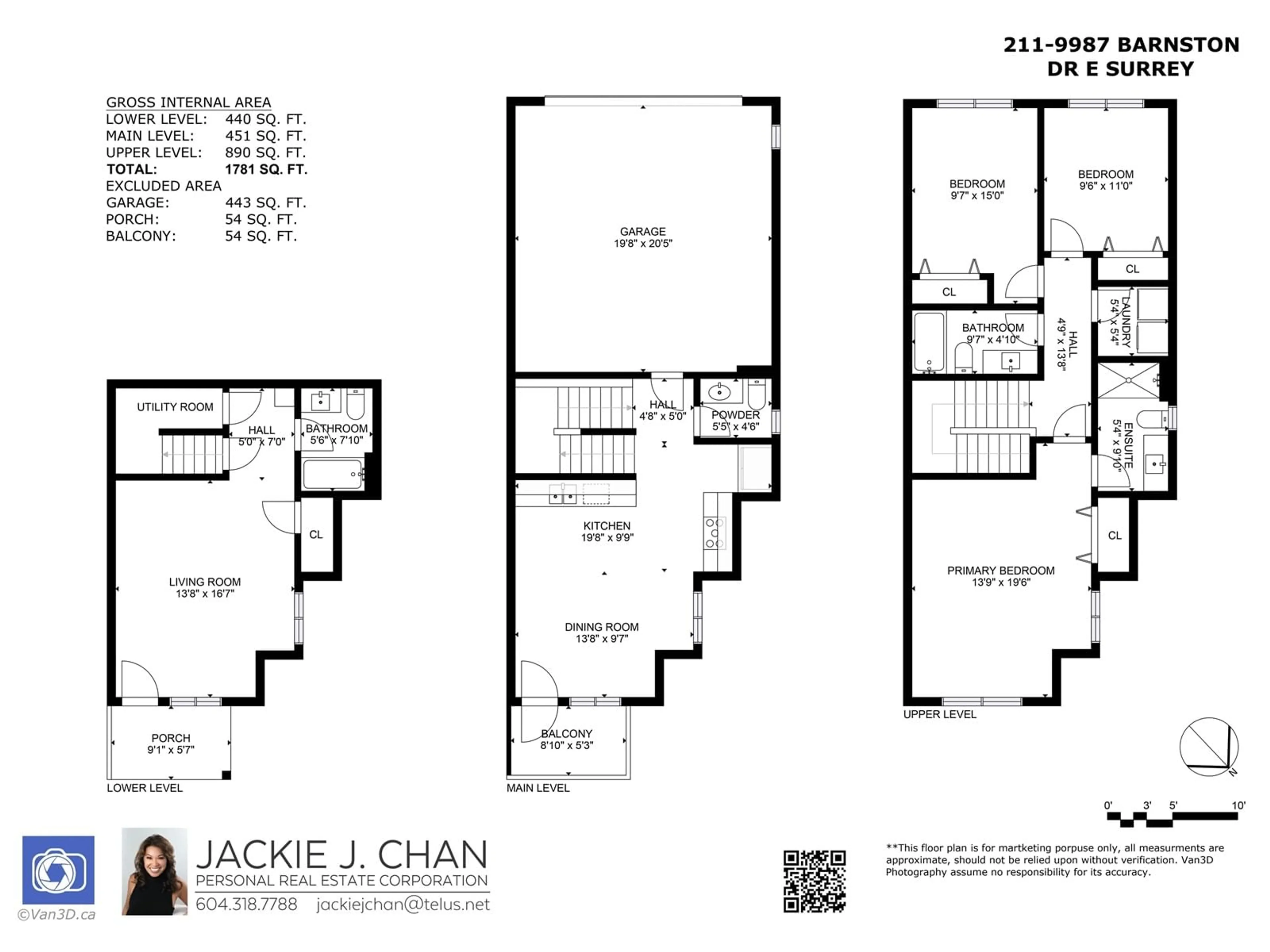 Floor plan for 211 9987 E BARNSTON DRIVE, Surrey British Columbia V4N6N3