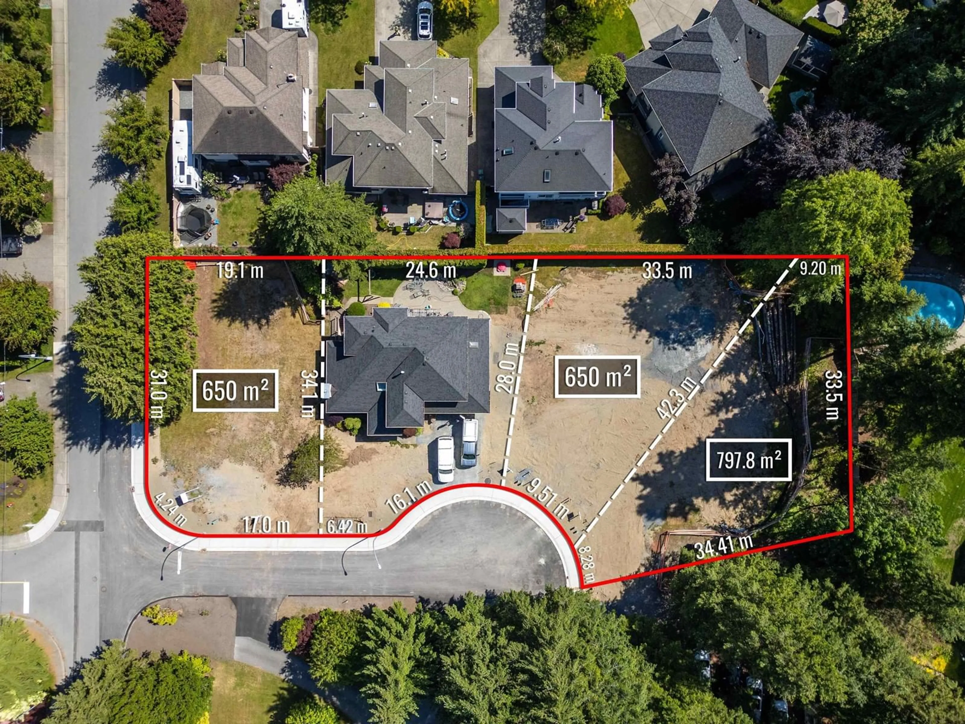 Frontside or backside of a home, the fenced backyard for 21014 45A AVENUE, Langley British Columbia V3A8Z3