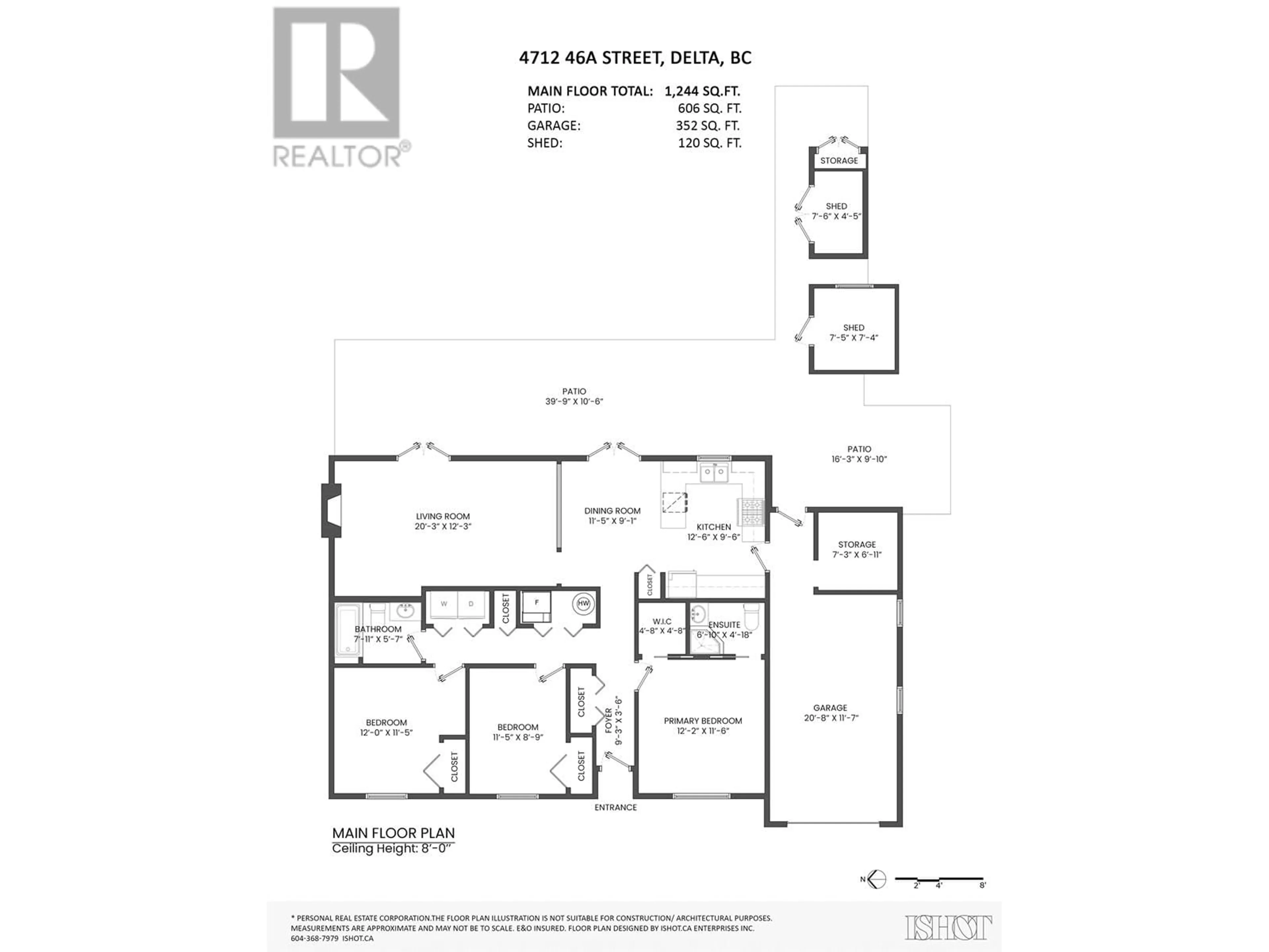 Floor plan for 4712 46A STREET, Delta British Columbia V4K4B4