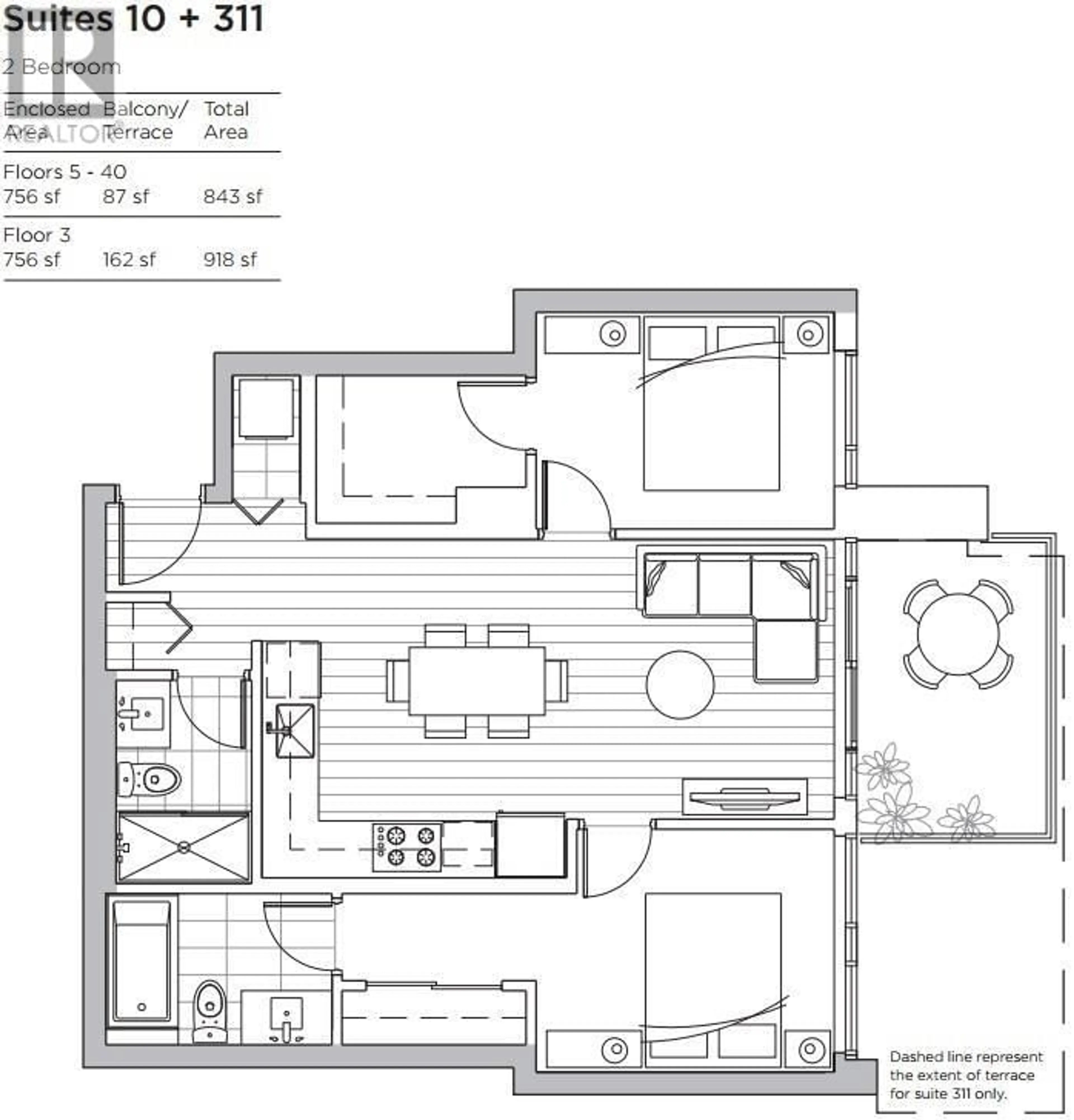 Floor plan for 3910 6538 NELSON AVENUE, Burnaby British Columbia V5H0G5