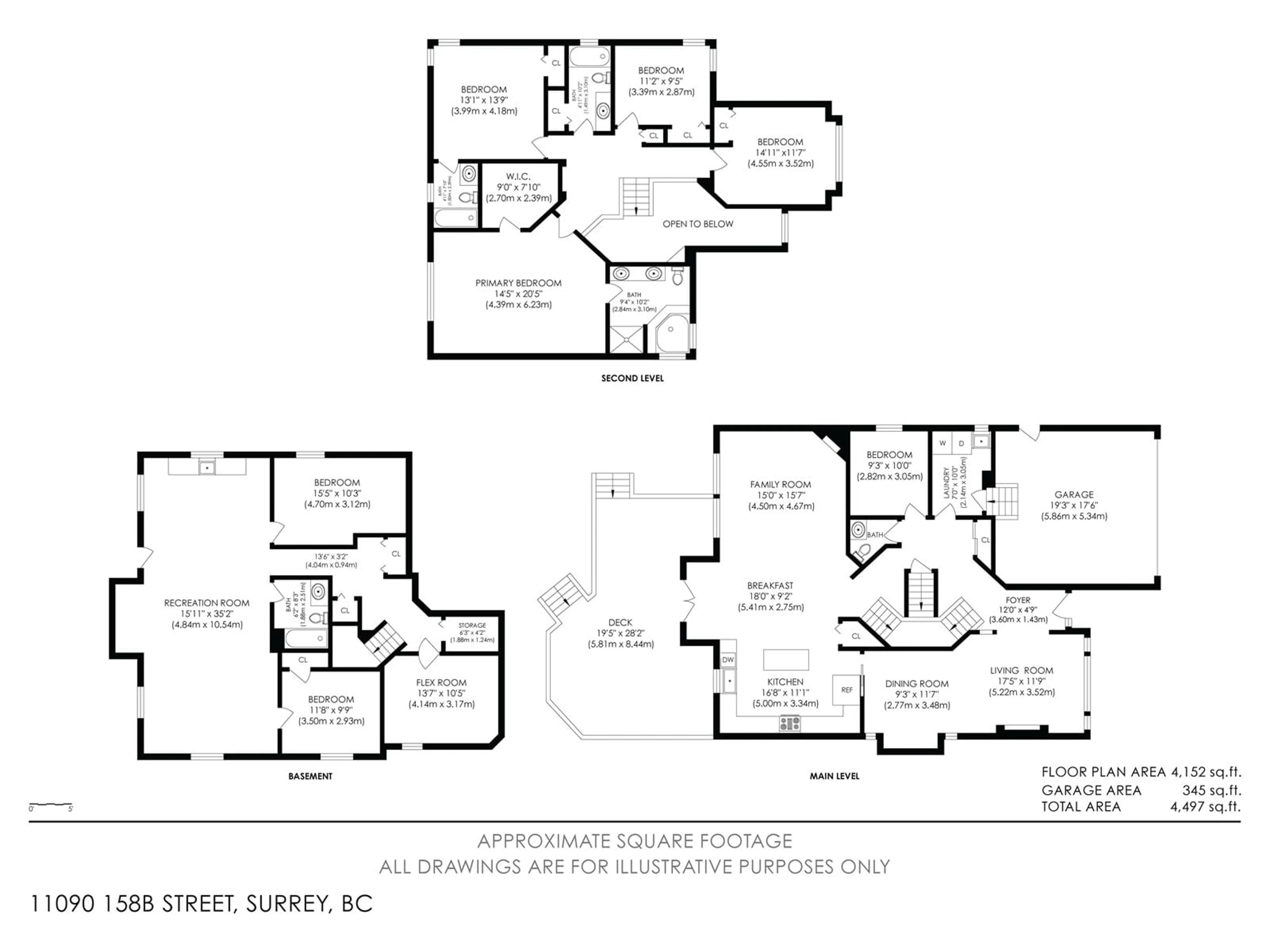 Floor plan for 11090 158B STREET, Surrey British Columbia V4N5E9