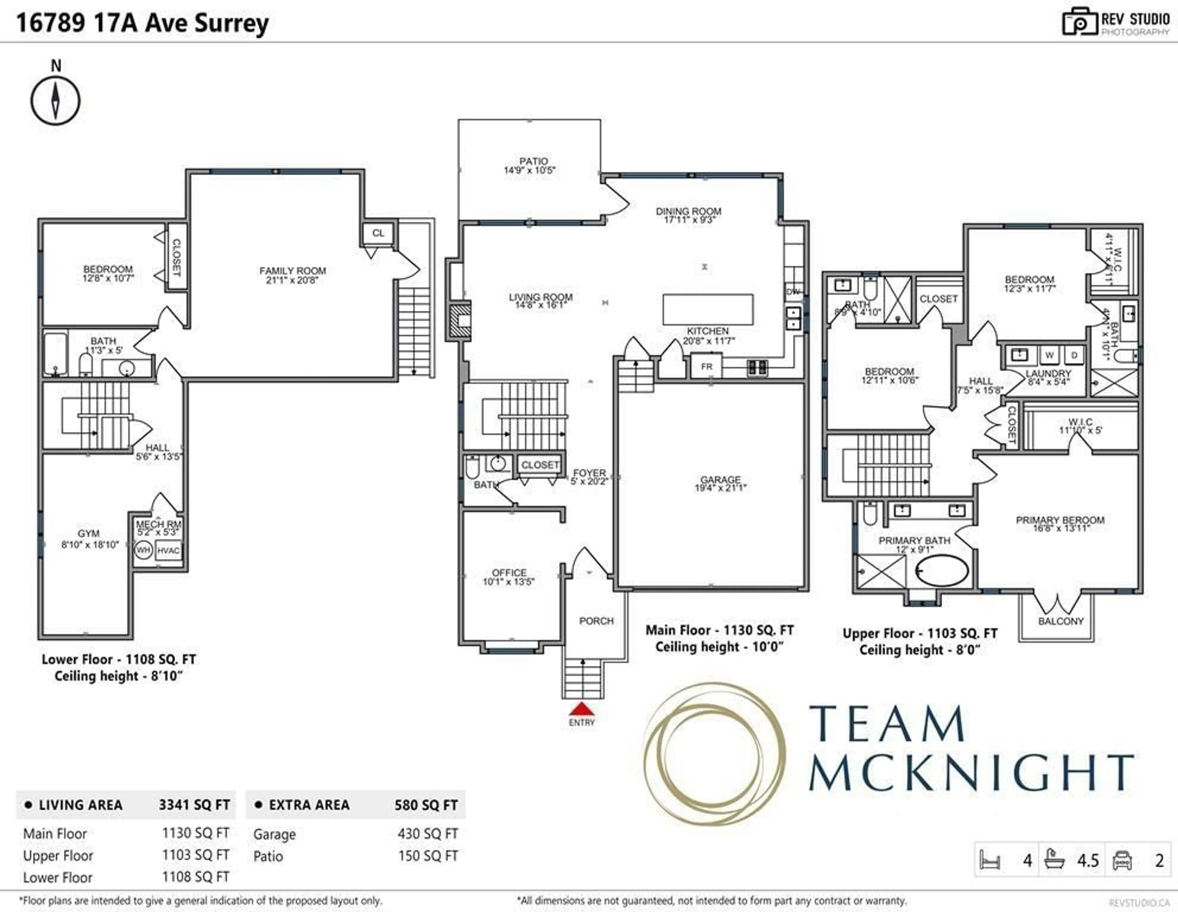 Floor plan for 16789 17A AVENUE, Surrey British Columbia V3Z0B4