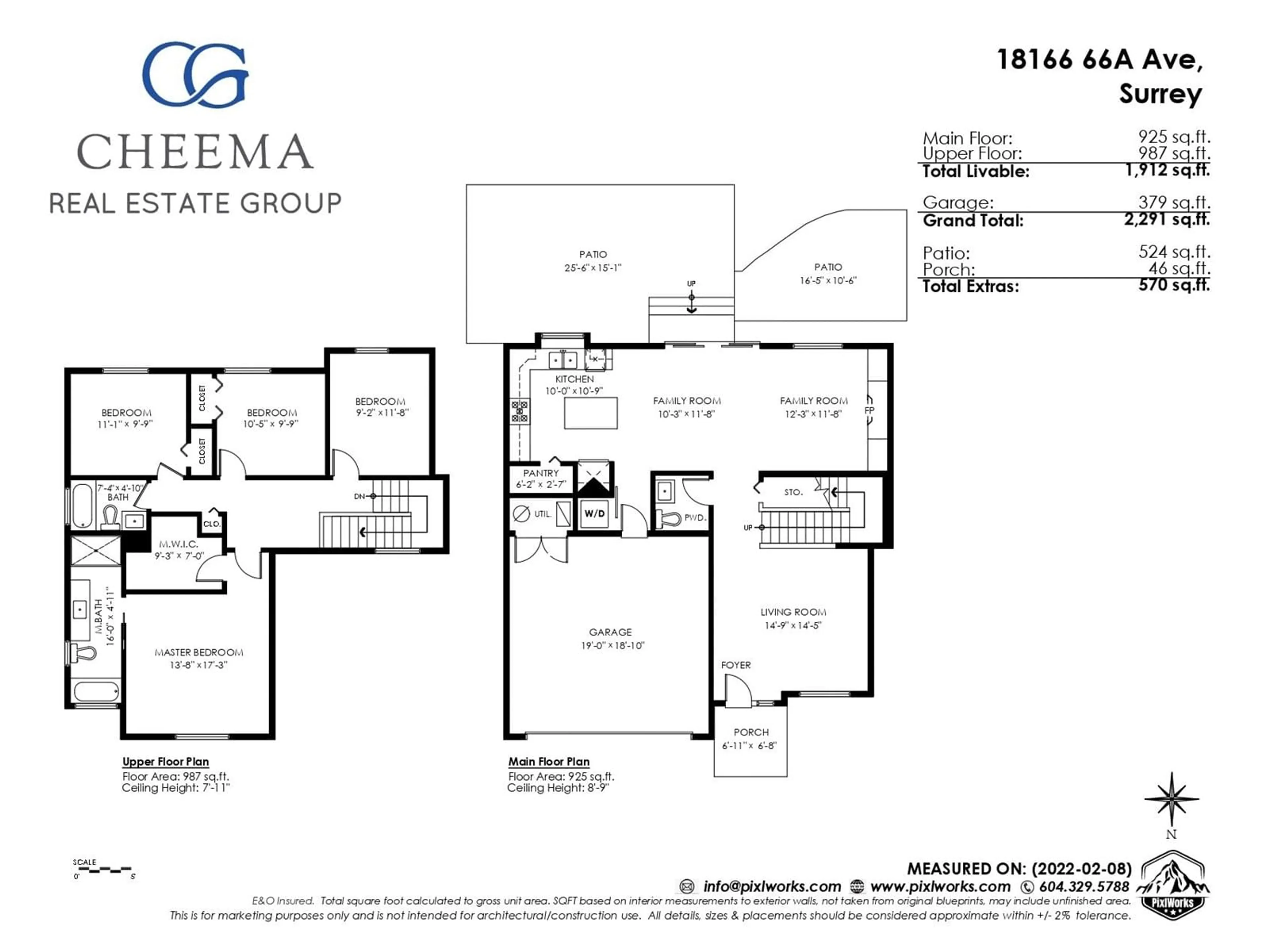 Floor plan for 18166 66A AVENUE, Surrey British Columbia V3S0N8