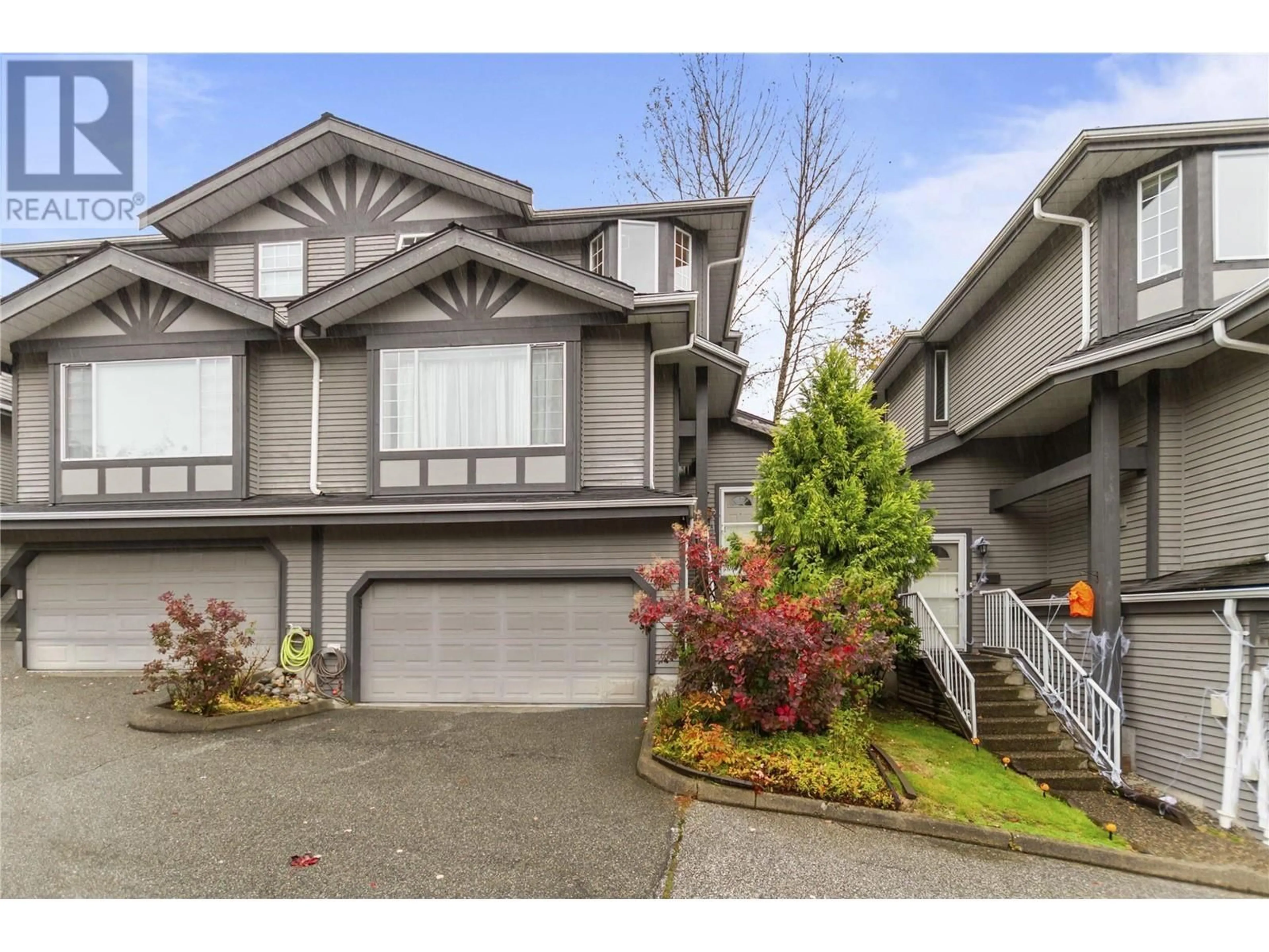 A pic from exterior of the house or condo, the street view for 125 1685 PINETREE WAY, Coquitlam British Columbia V3E3A1