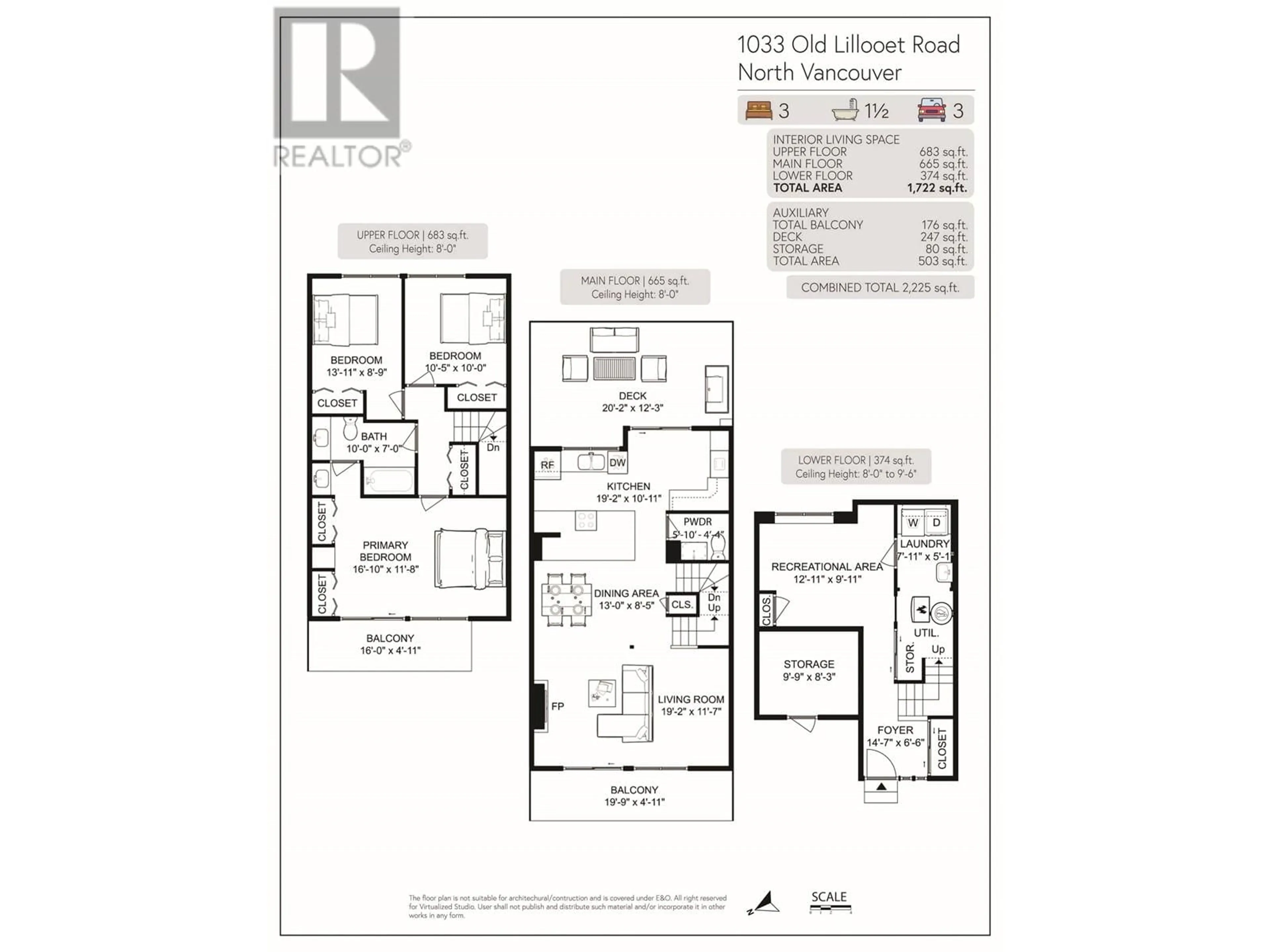 Floor plan for 1033 OLD LILLOOET ROAD, North Vancouver British Columbia V7J3H6