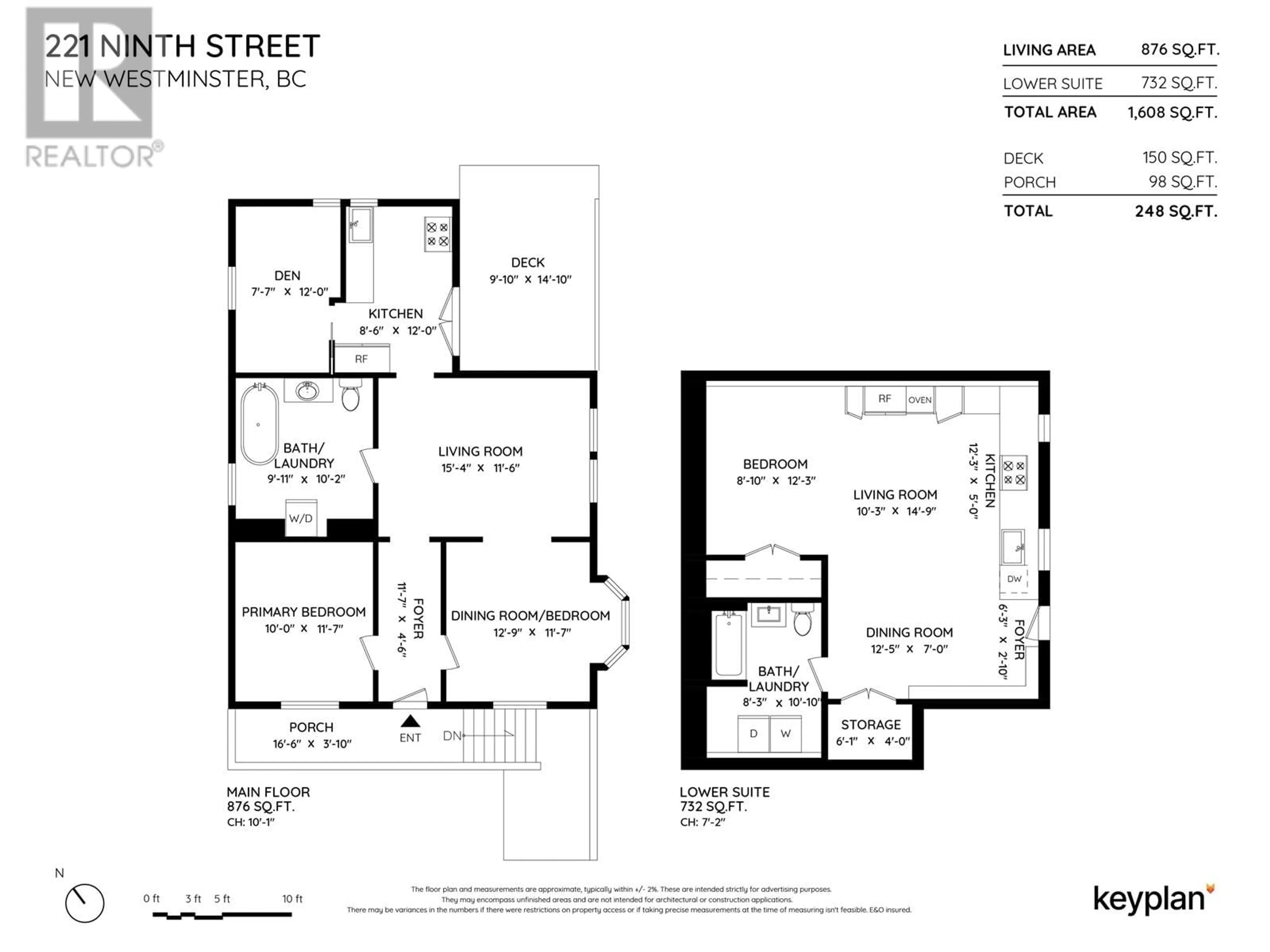 Floor plan for 221 NINTH STREET, New Westminster British Columbia V3M3V4