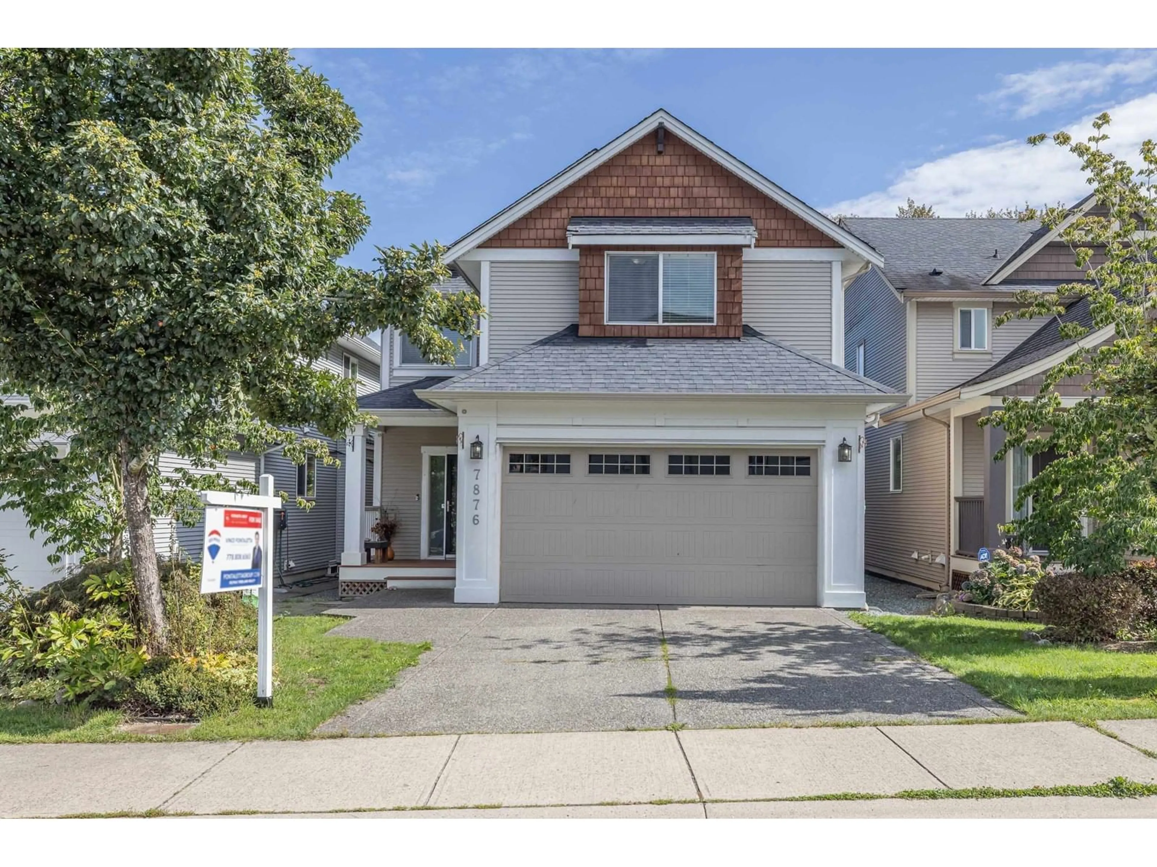 Frontside or backside of a home, the street view for 7876 211B STREET, Langley British Columbia V2Y0H5