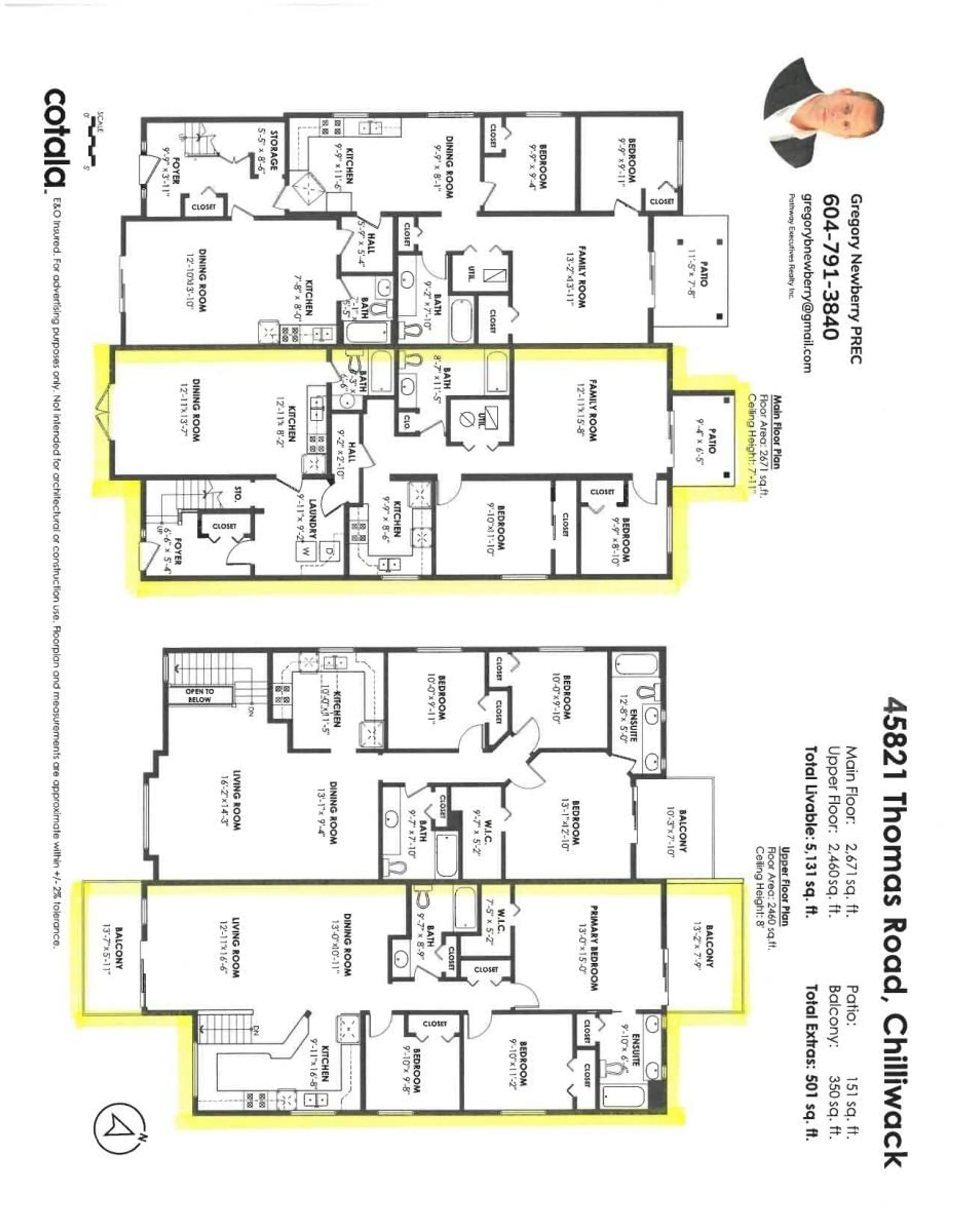 Floor plan for 2 45821 THOMAS ROAD, Chilliwack British Columbia V2R1B8