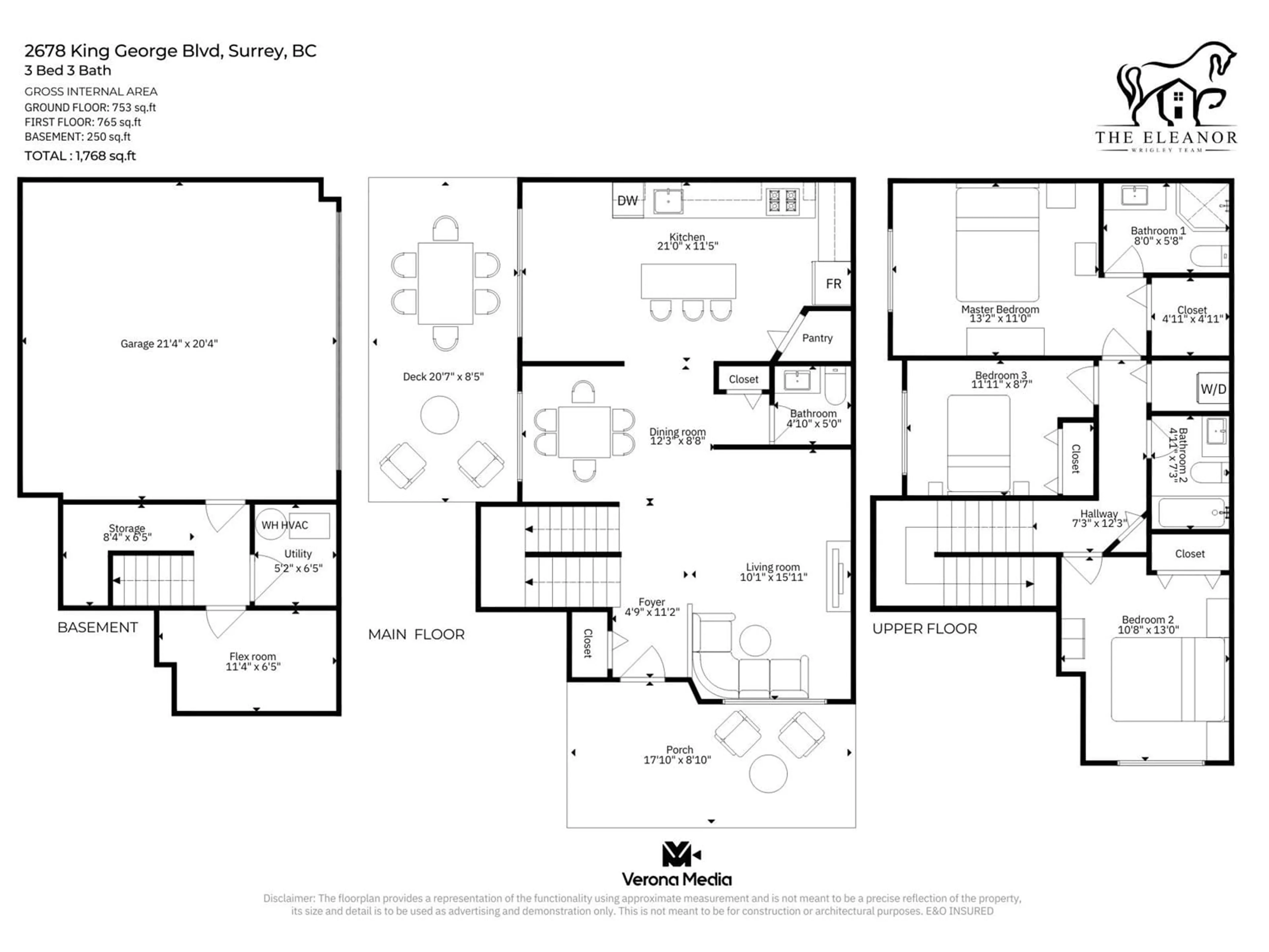 Floor plan for 78 2678 KING GEORGE BOULEVARD, Surrey British Columbia V4P1H6