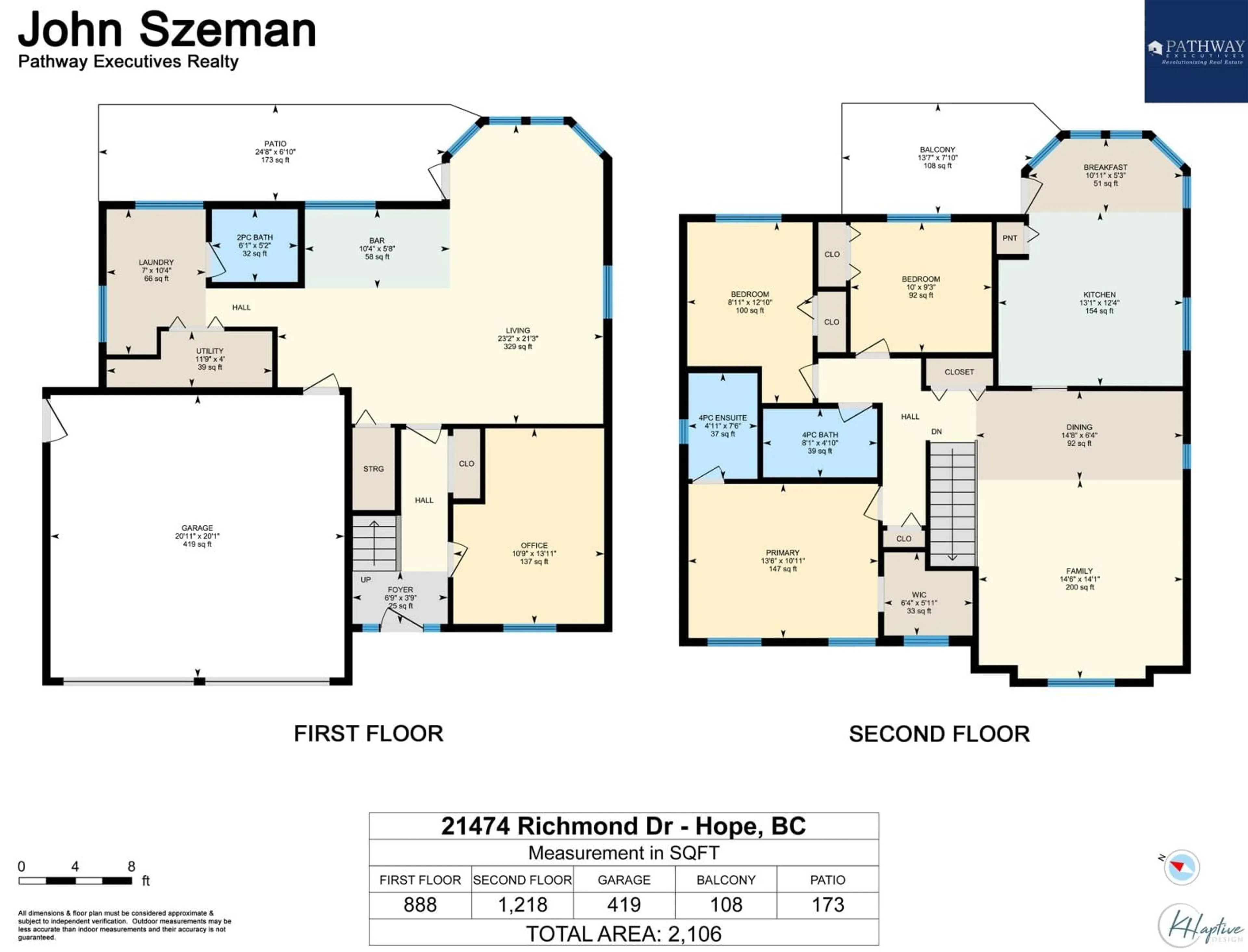 Floor plan for 21474 RICHMOND DRIVE, Hope British Columbia V0X1L1