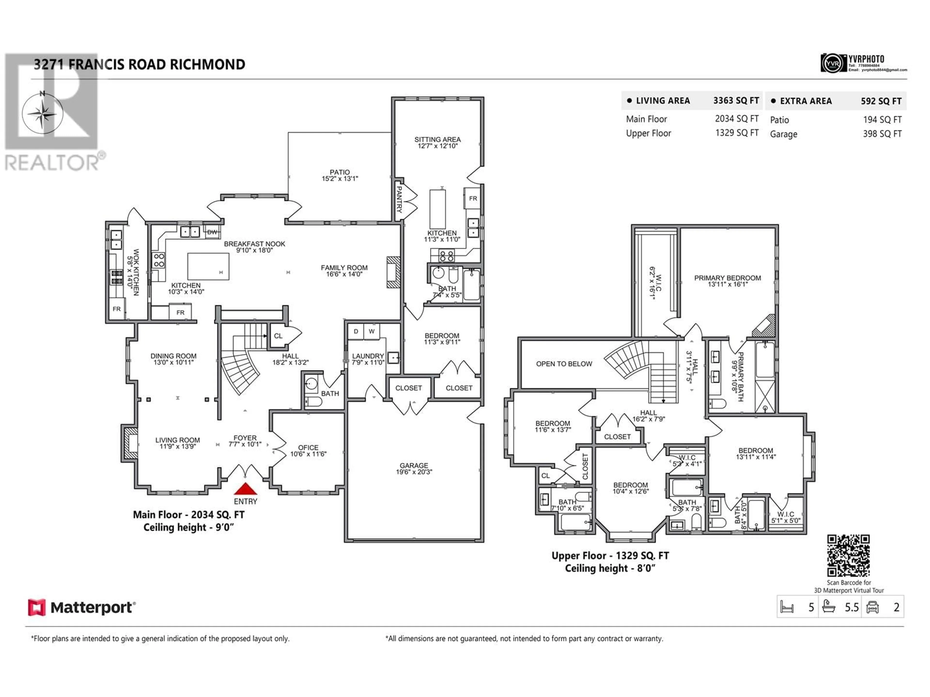 Floor plan for 3271 FRANCIS ROAD, Richmond British Columbia V7C1J1