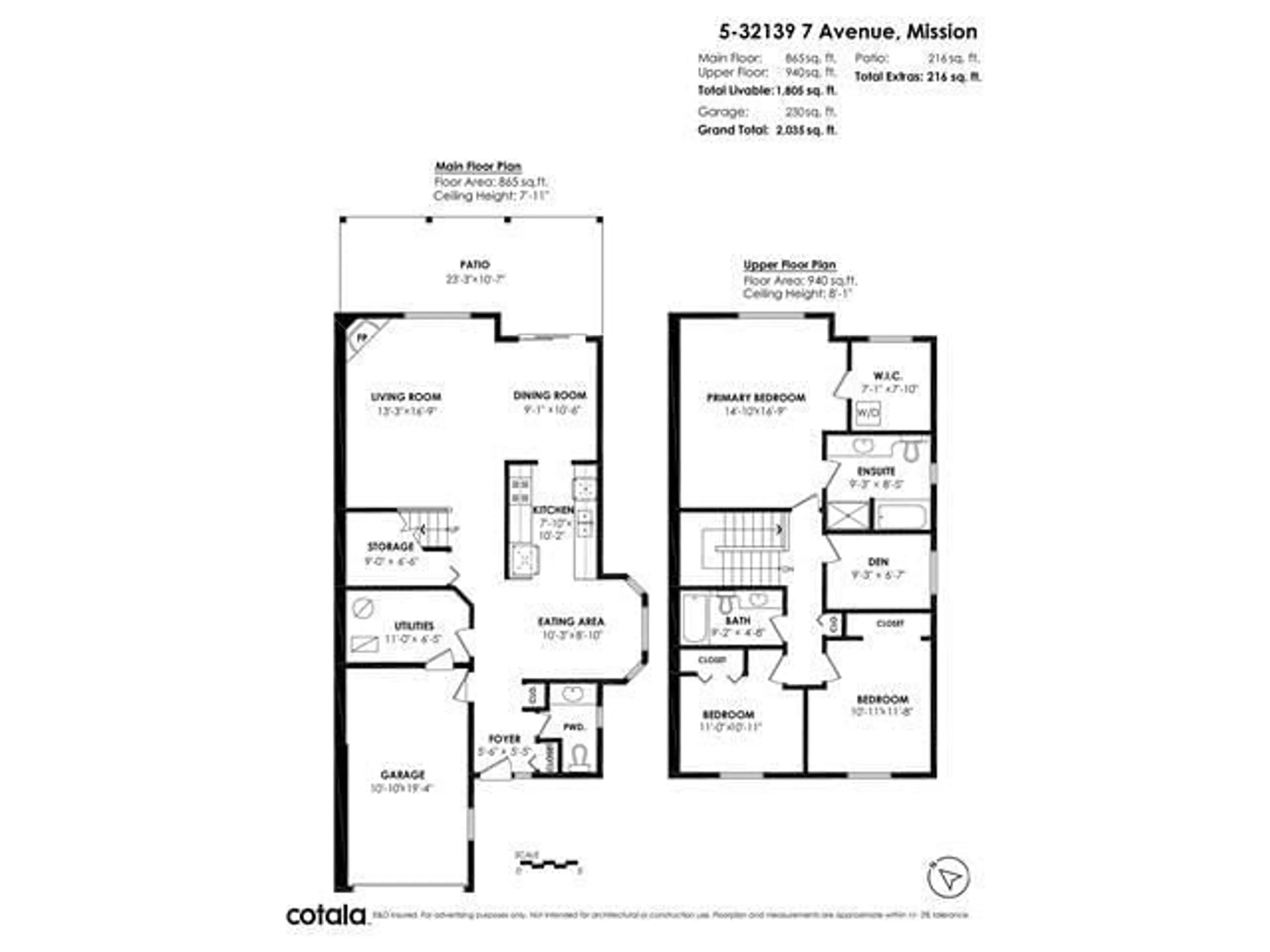 Floor plan for 5 32139 7TH AVENUE, Mission British Columbia V2V2A9