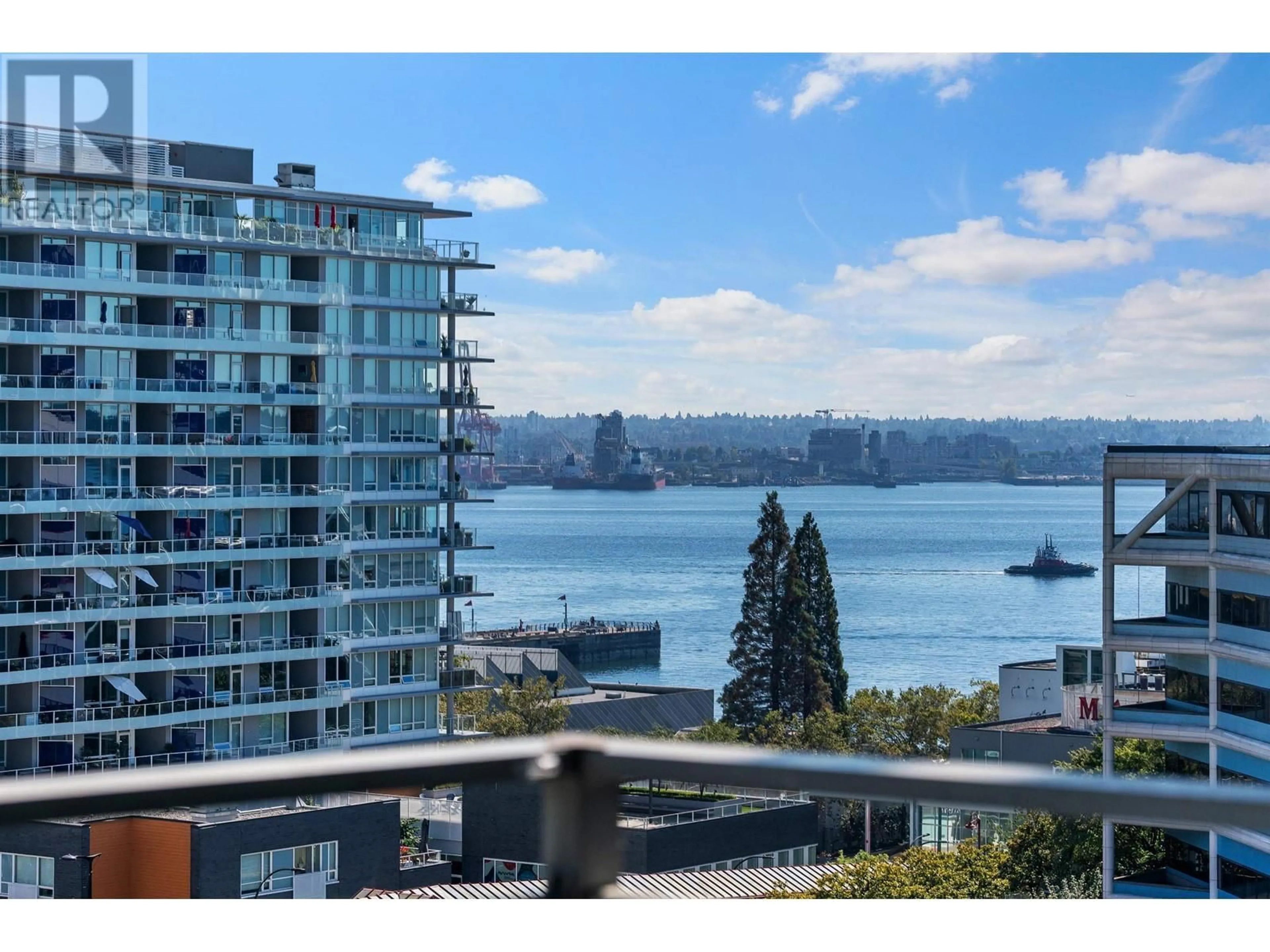 A pic from exterior of the house or condo, the view of lake or river for 801 175 W 1ST STREET, North Vancouver British Columbia V7M3N9