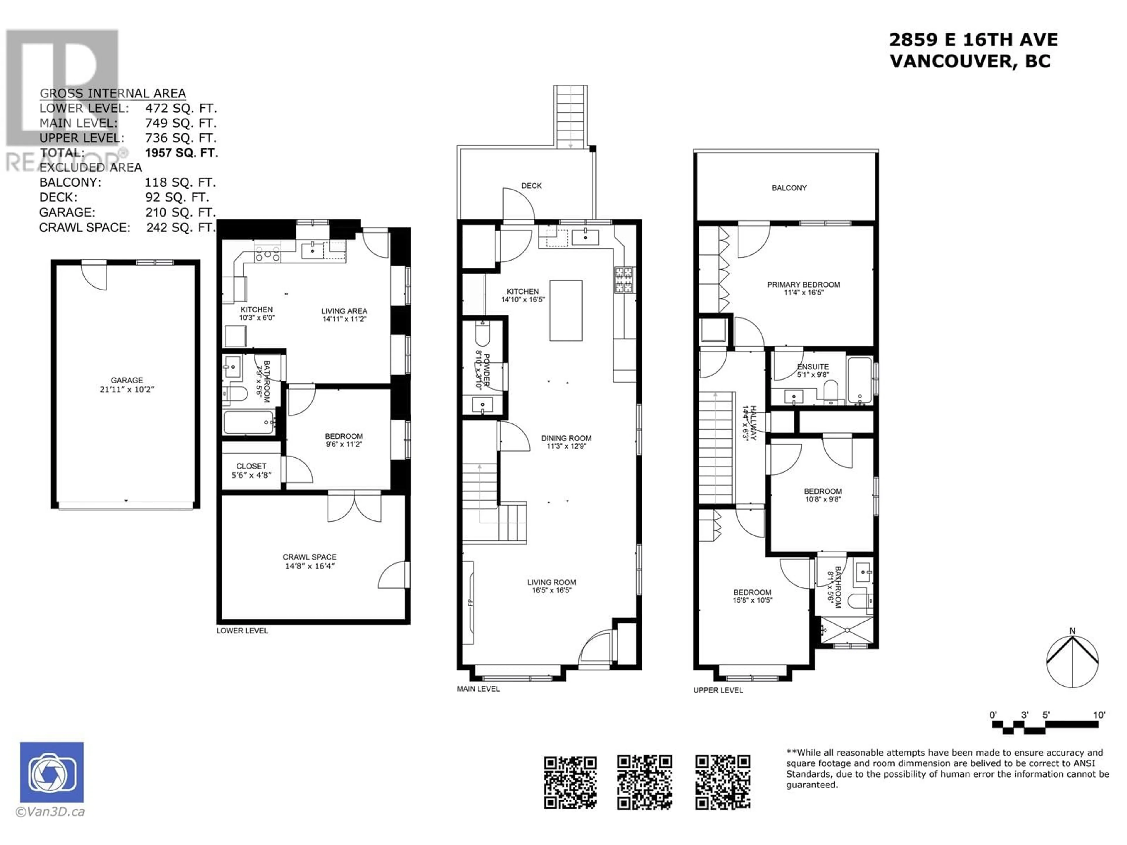 Floor plan for 2859 E 16TH AVENUE, Vancouver British Columbia V5M2L9