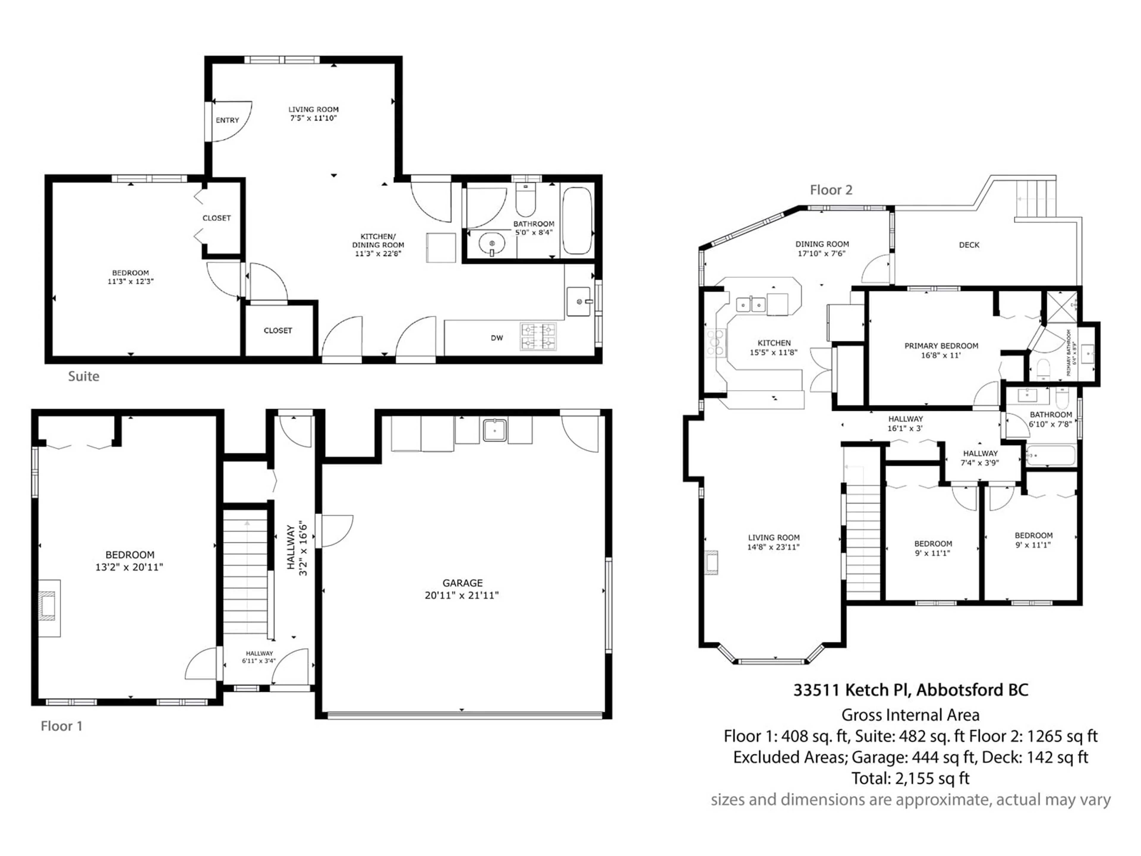 Floor plan for 33511 KETCH PLACE, Abbotsford British Columbia V2S8B3