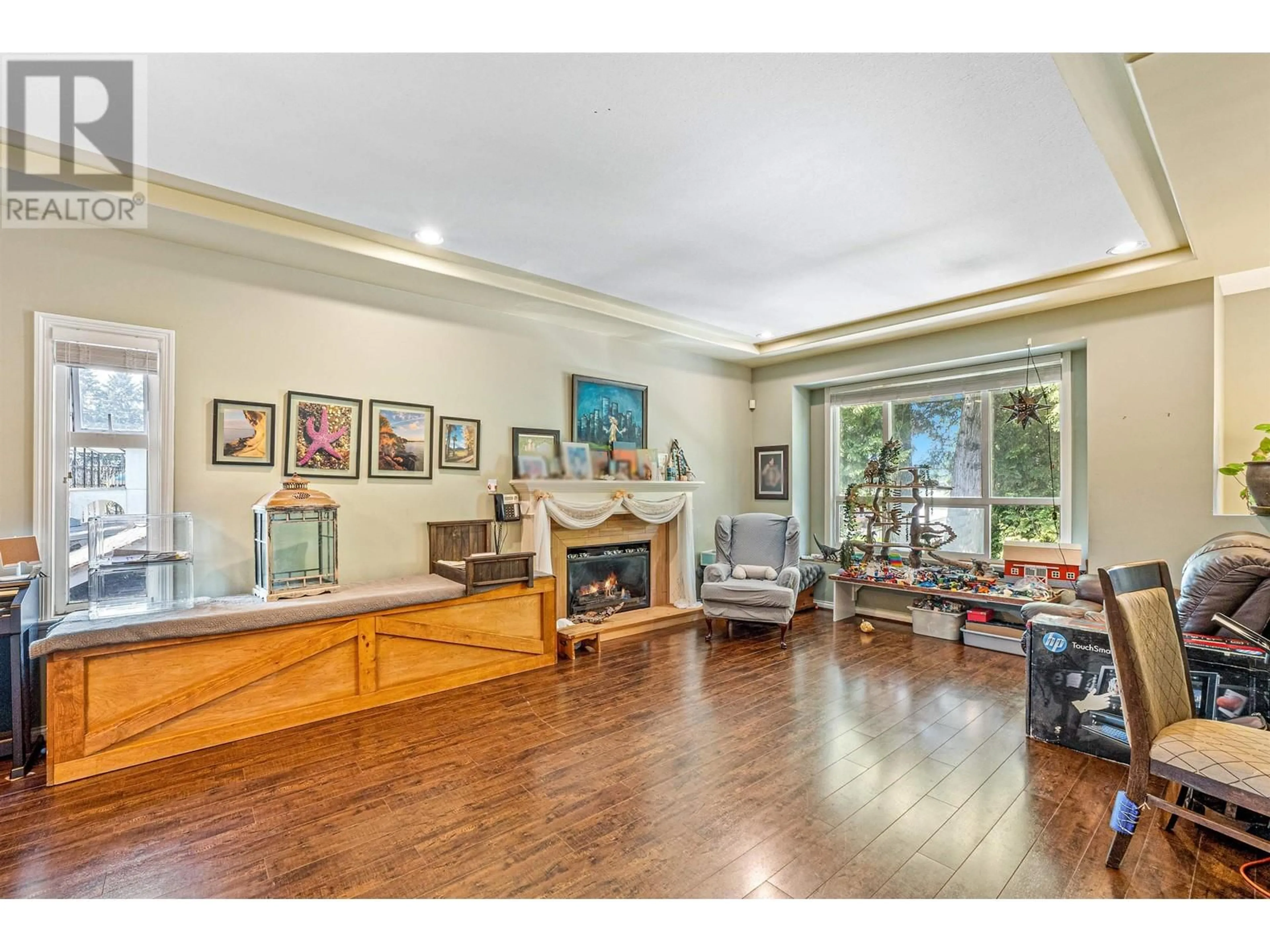 Living room, wood floors for 6693 CANADA WAY, Burnaby British Columbia V5E3P9