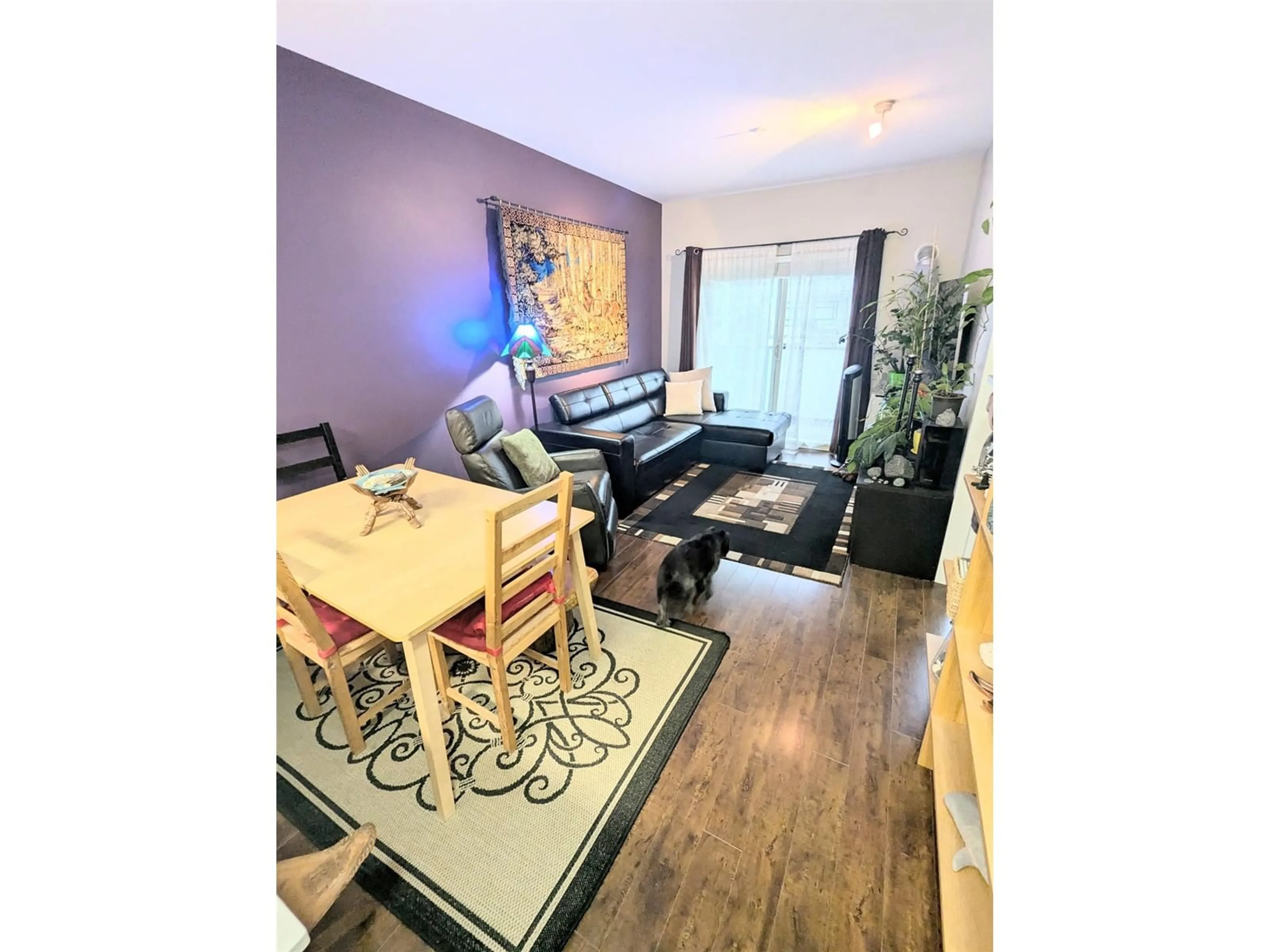 Living room, wood floors for 317 20460 DOUGLAS CRESCENT, Langley British Columbia V3A0C6