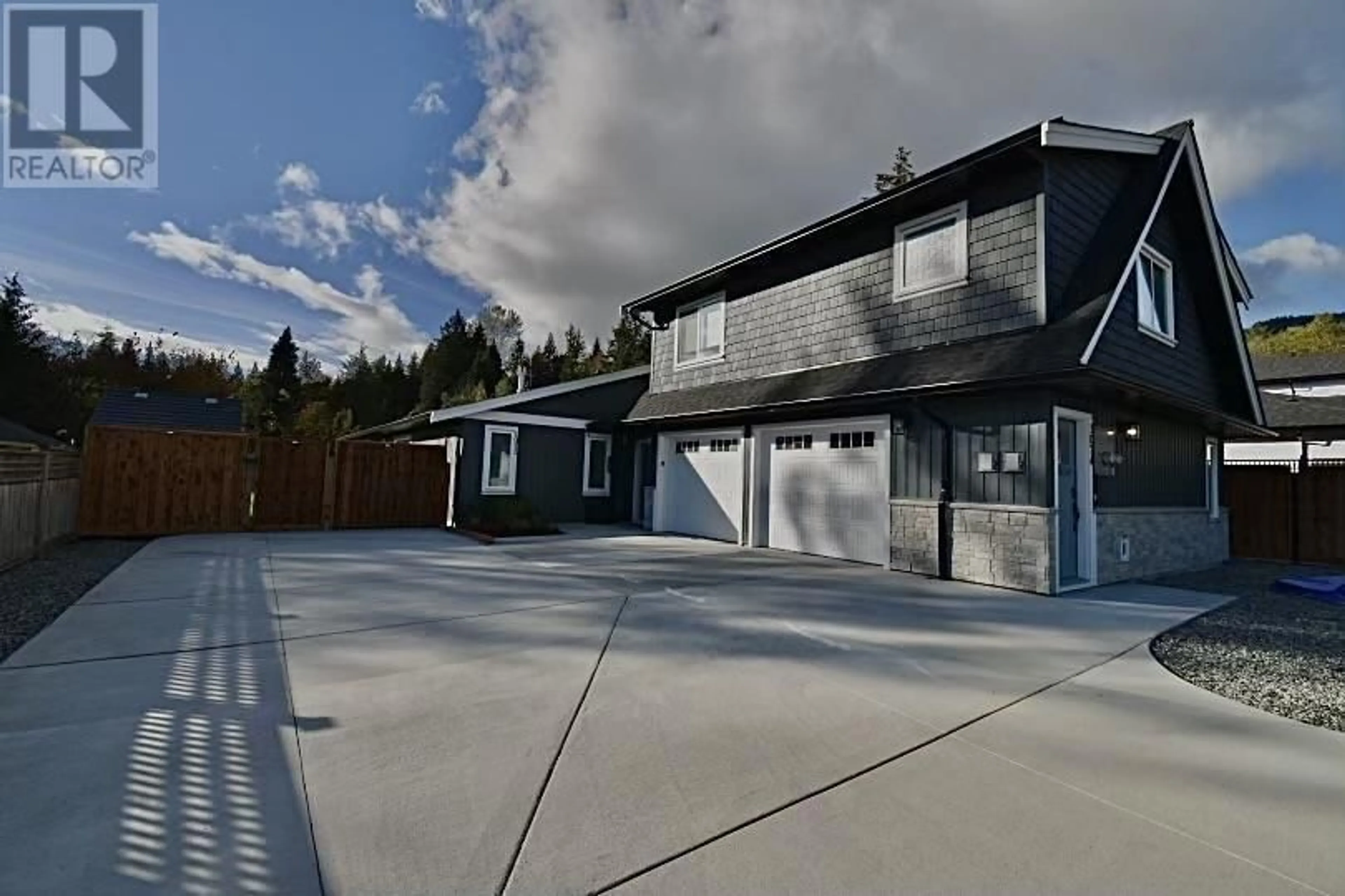 Frontside or backside of a home, the fenced backyard for 1072-74 CELIA CRESCENT, Gibsons British Columbia V0N1V7