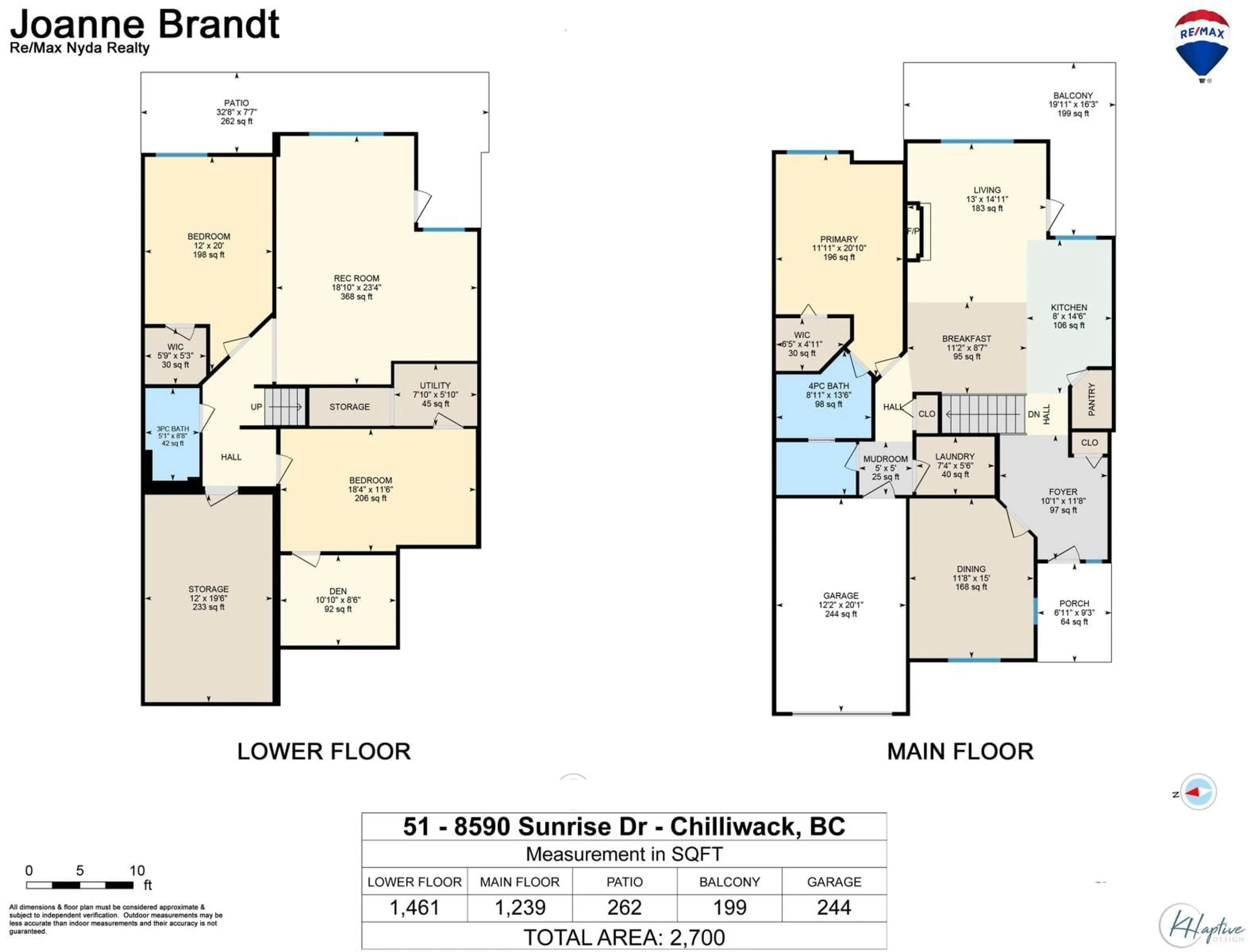 Floor plan for 51 8590 SUNRISE DRIVE, Chilliwack British Columbia V2R3Z4