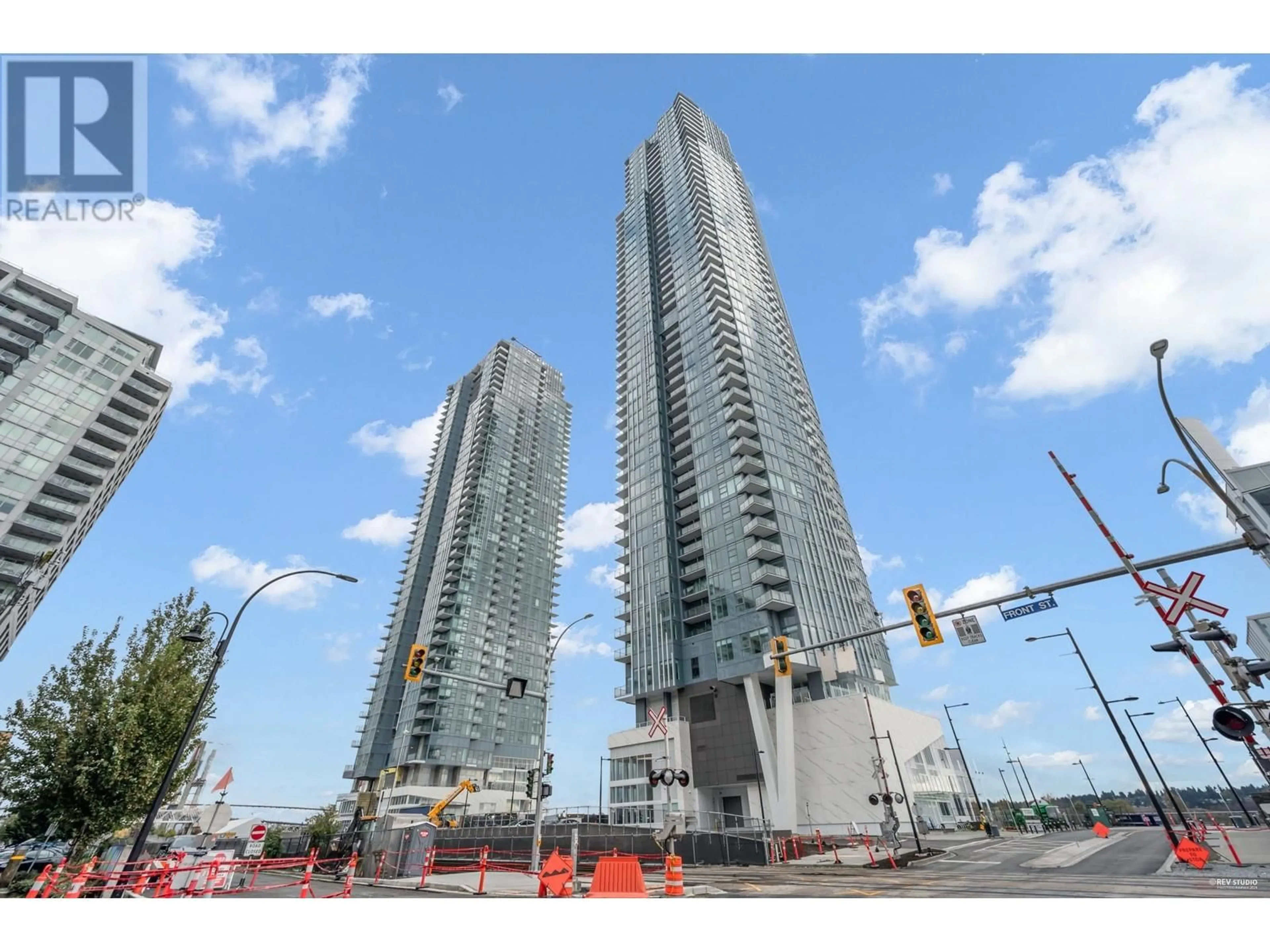 A pic from exterior of the house or condo, the street view for 1402 680 QUAYSIDE DRIVE, New Westminster British Columbia V3M0P2