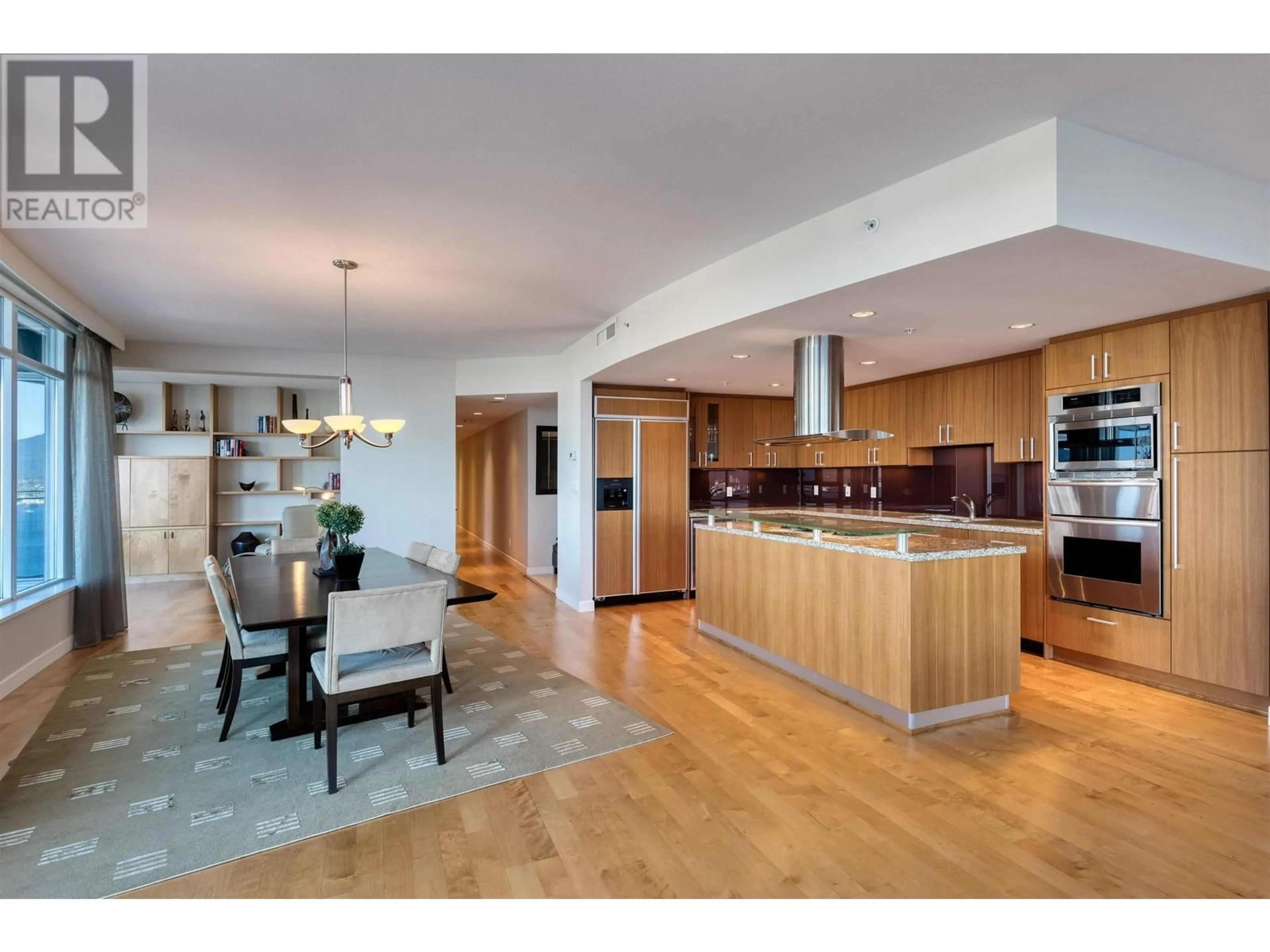 Open concept kitchen for 3402 1281 W CORDOVA STREET, Vancouver British Columbia V6C3R5