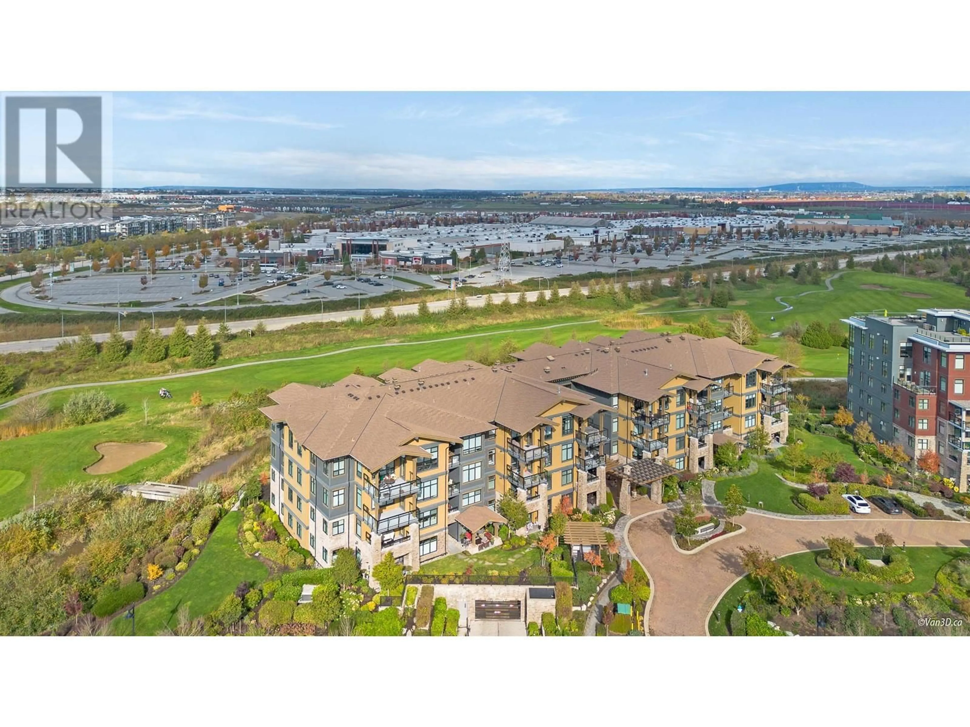 A pic from exterior of the house or condo, the view of lake or river for 413 4977 SPRINGS BOULEVARD, Delta British Columbia V4M0C1