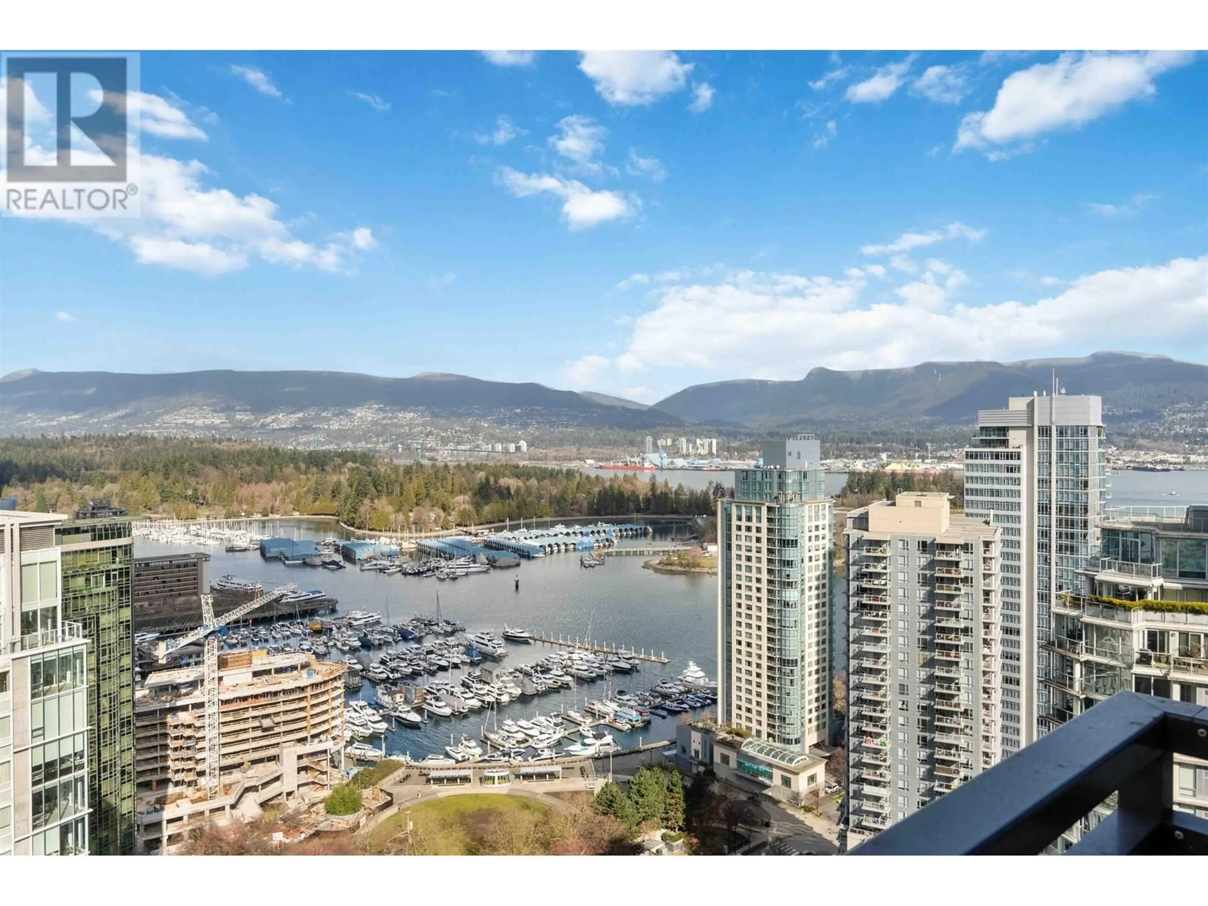 A pic from exterior of the house or condo, the view of lake or river for 3002 1211 MELVILLE STREET, Vancouver British Columbia V6E0A7