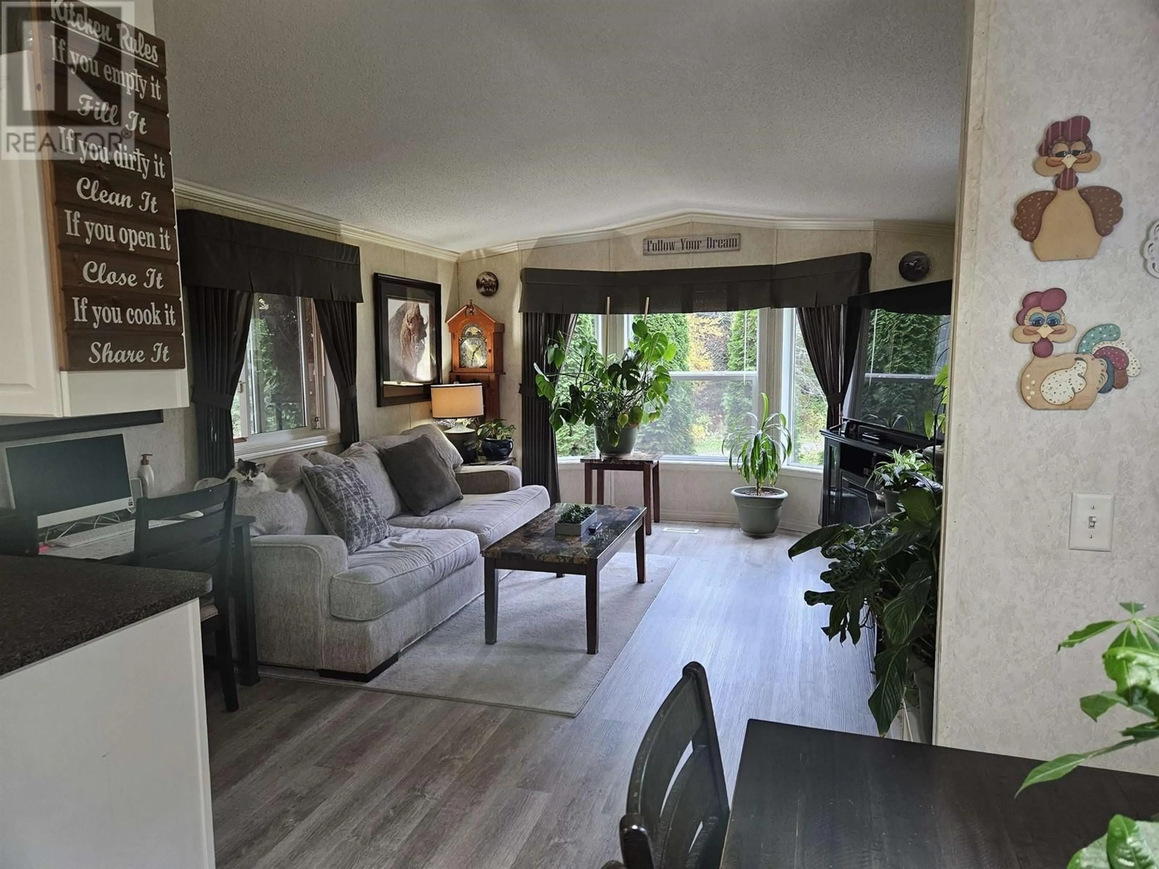 Living room, wood floors for 1440 KENWORTH STREET, Terrace British Columbia V8G3Y5