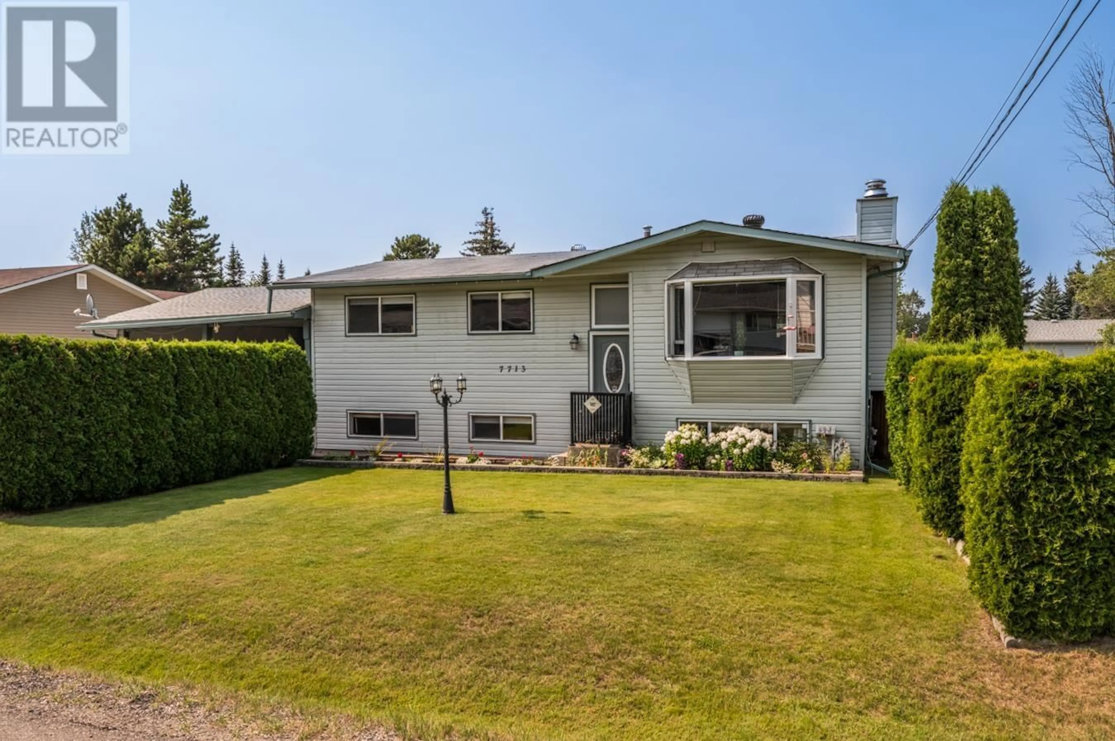 Frontside or backside of a home, cottage for 7713 THOMPSON DRIVE, Prince George British Columbia V2N5N5