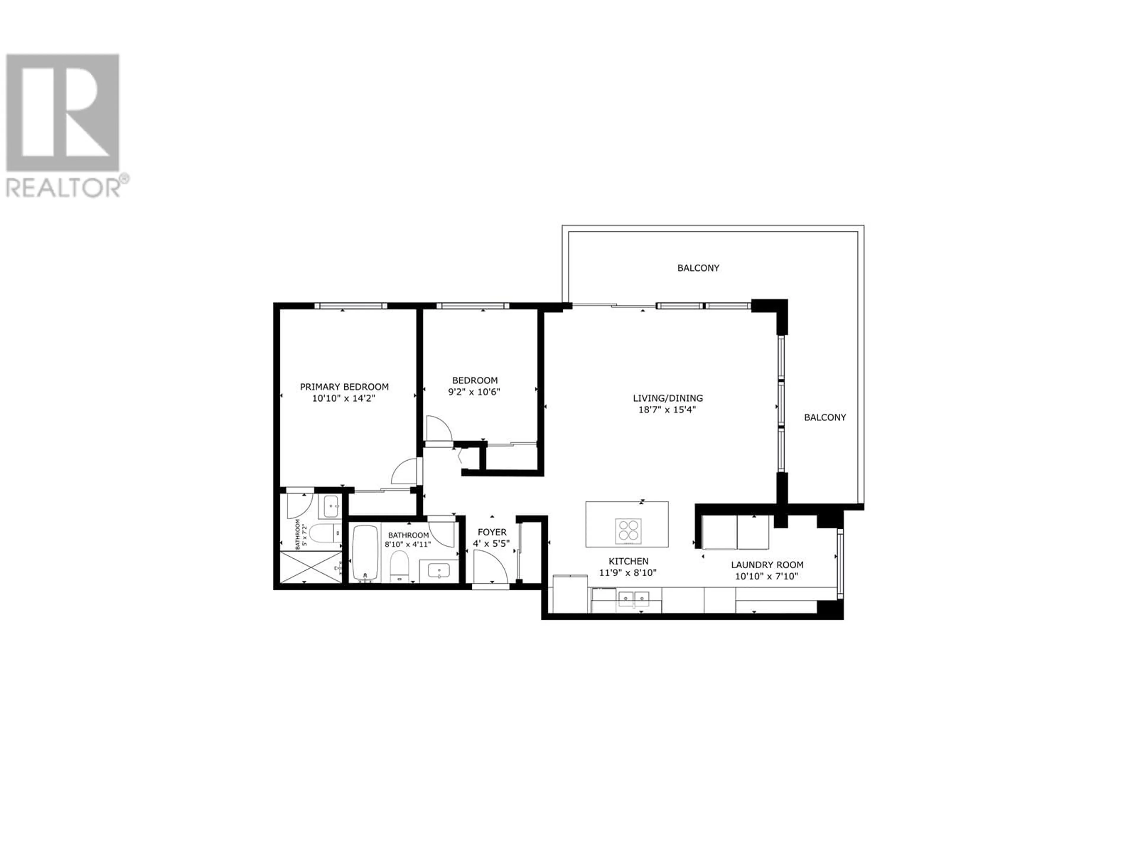 Floor plan for 1003 140 E KEITH ROAD, North Vancouver British Columbia V7L4M9