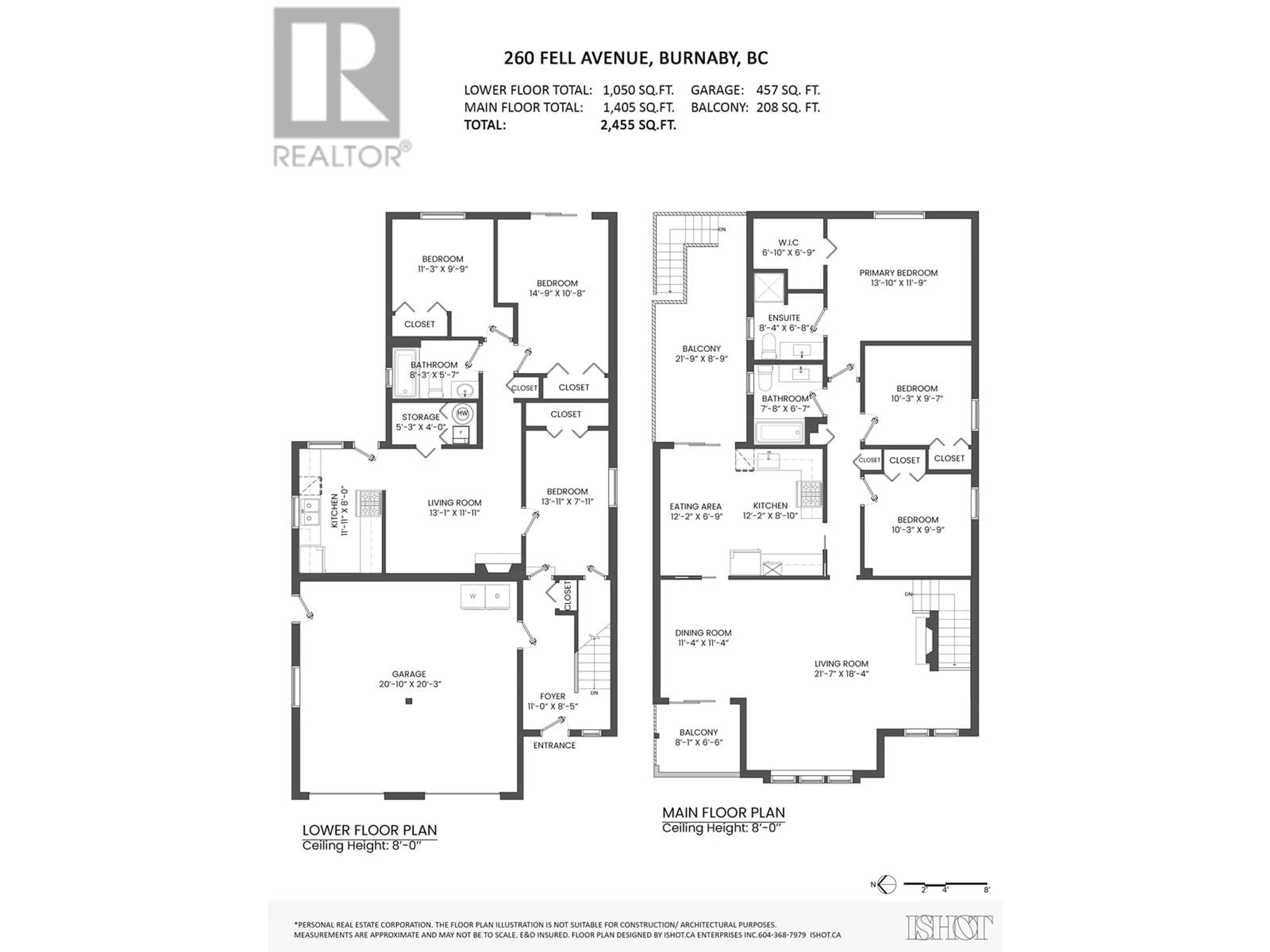 Floor plan for 260 FELL AVENUE, Burnaby British Columbia V5B3Y4