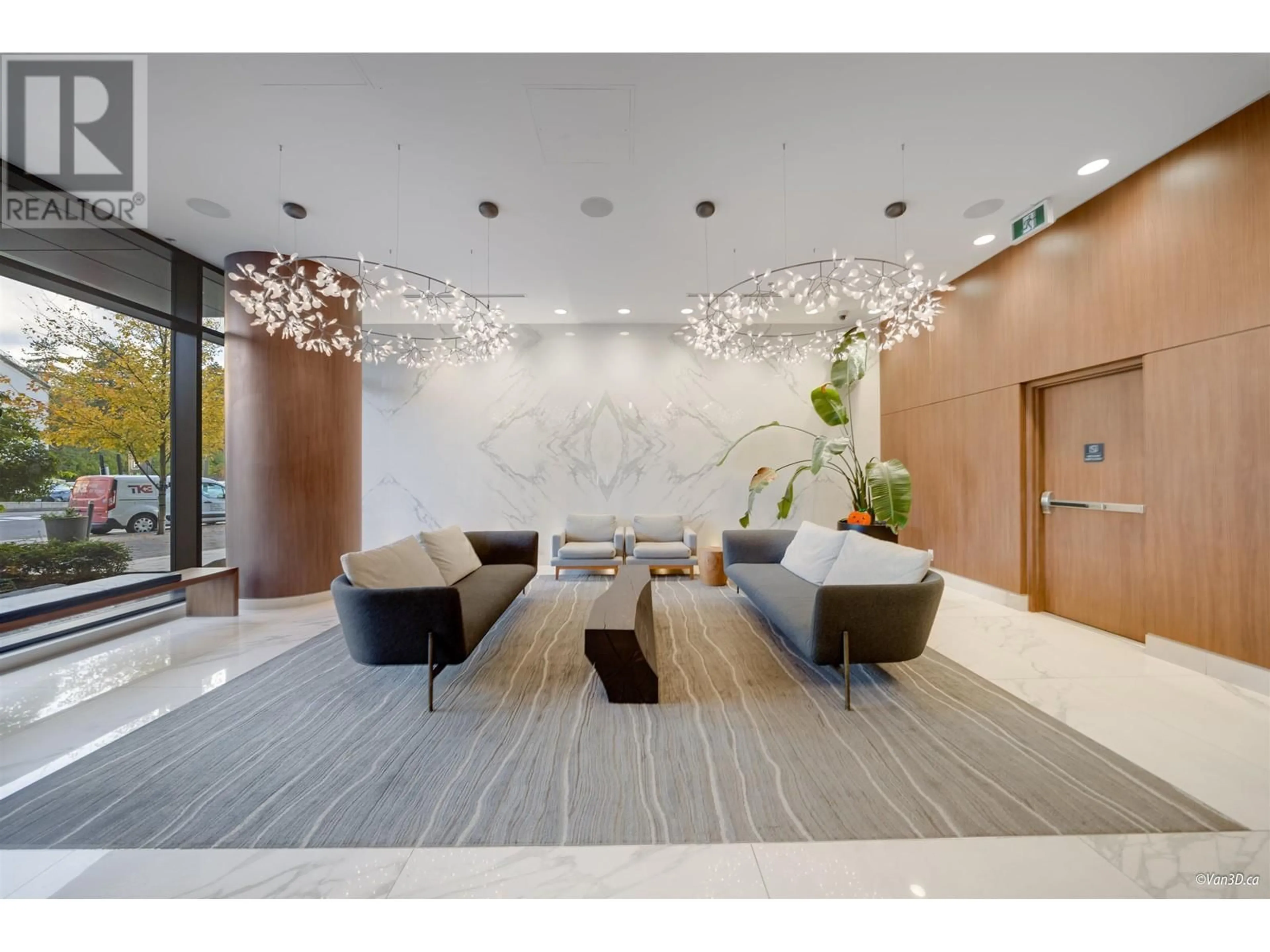 Indoor lobby, wood floors for 4901 4650 BRENTWOOD BOULEVARD, Burnaby British Columbia V5C0M3