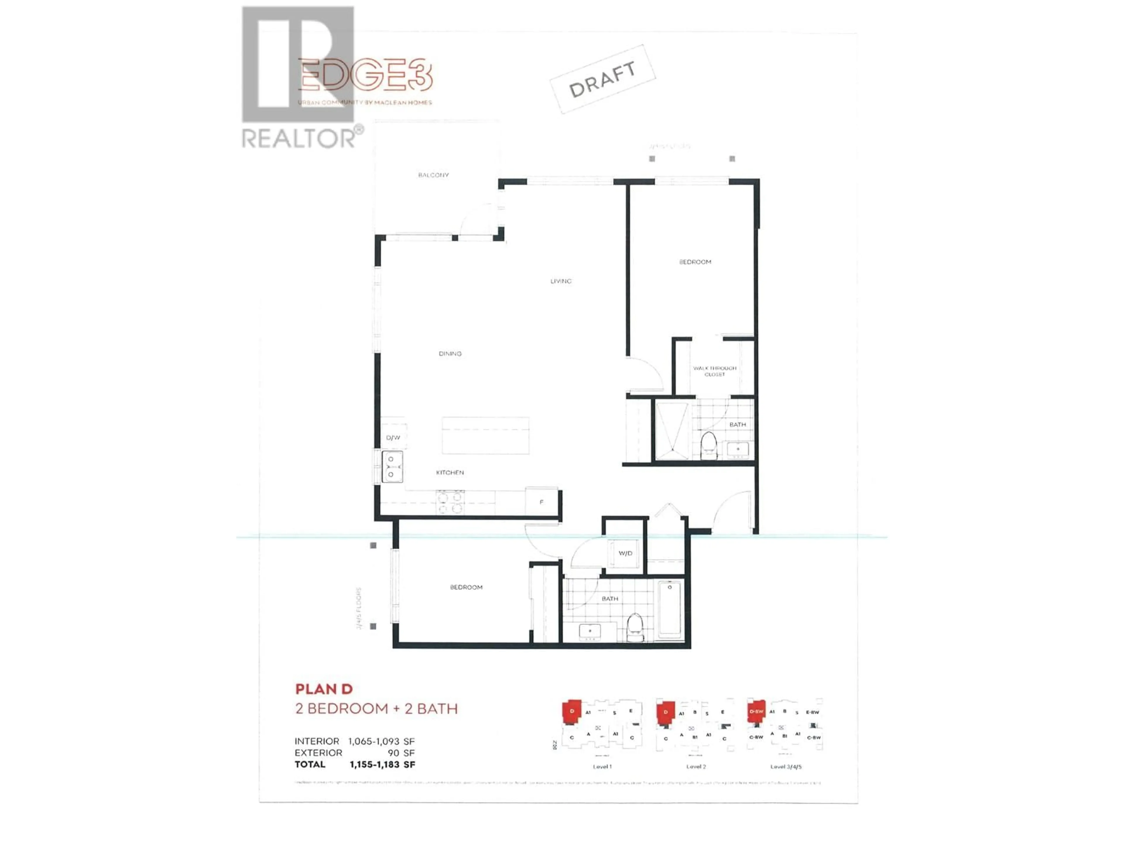 Floor plan for 103 22575 BROWN AVENUE, Maple Ridge British Columbia V2X3R6